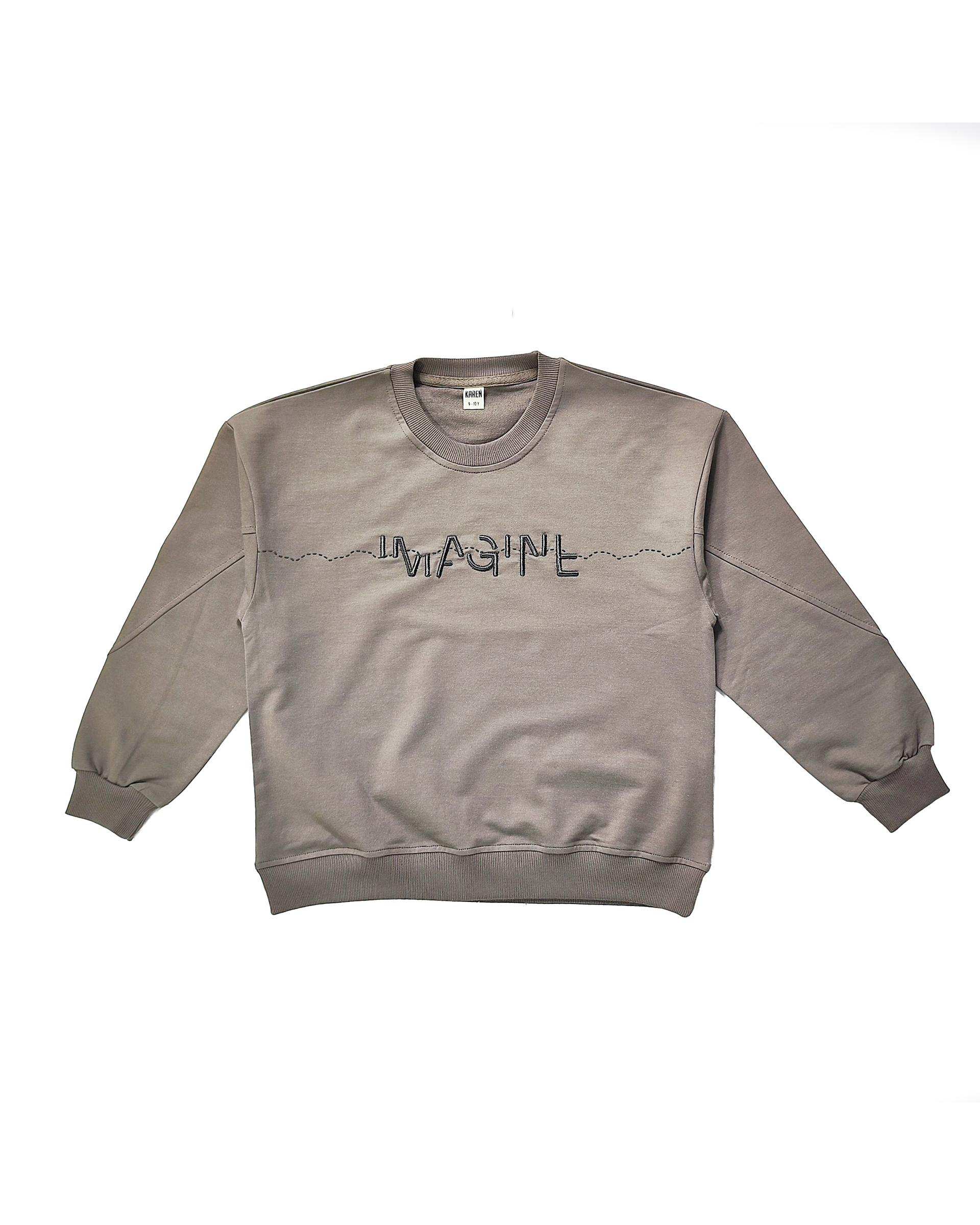 بلوز پسرانه موشی لئو کیدز Leo Kids طرح IMAGINE کد 2-5871