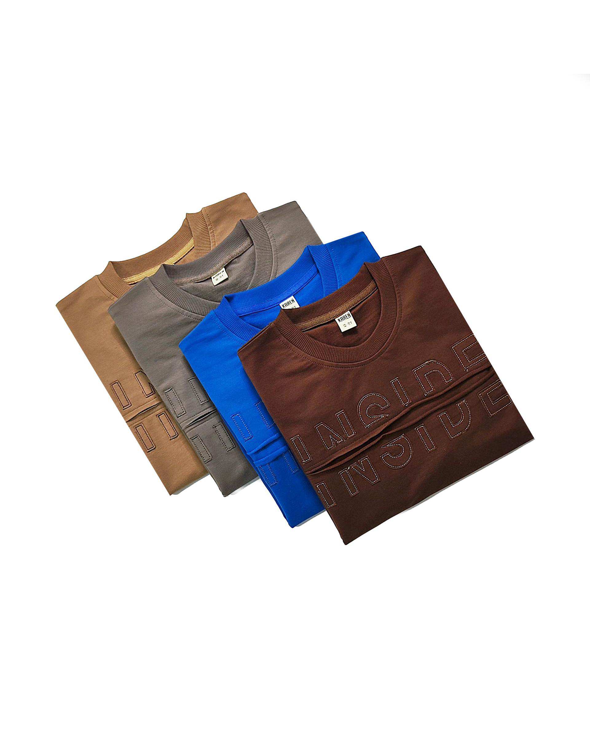 بلوز پسرانه موشی لئو کیدز Leo Kids طرح INSIDE کد 1-5872