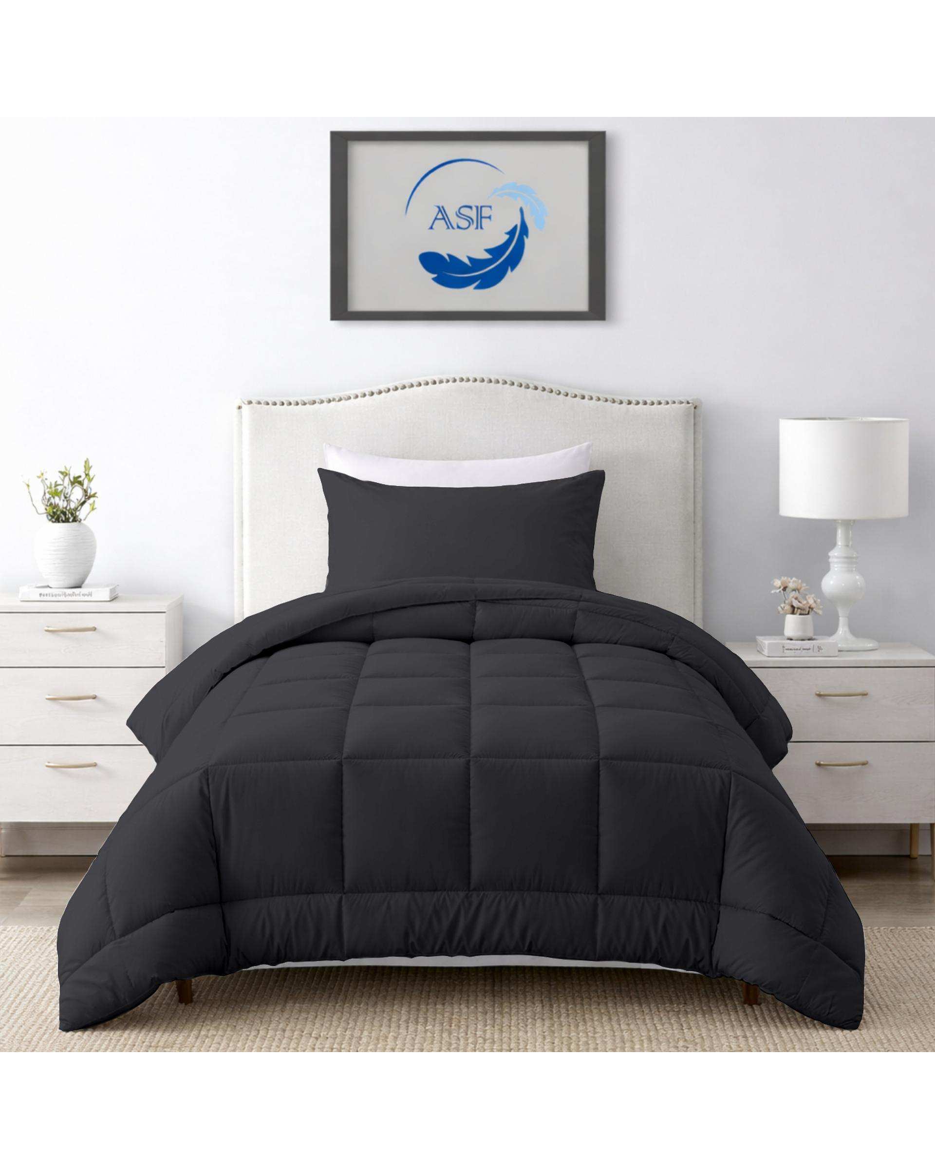 سرویس لحاف روتختی مینیمال تک نفره 6 تکه عرض 80 نوک مدادی ای اس اف ASF مدل BOX LINE