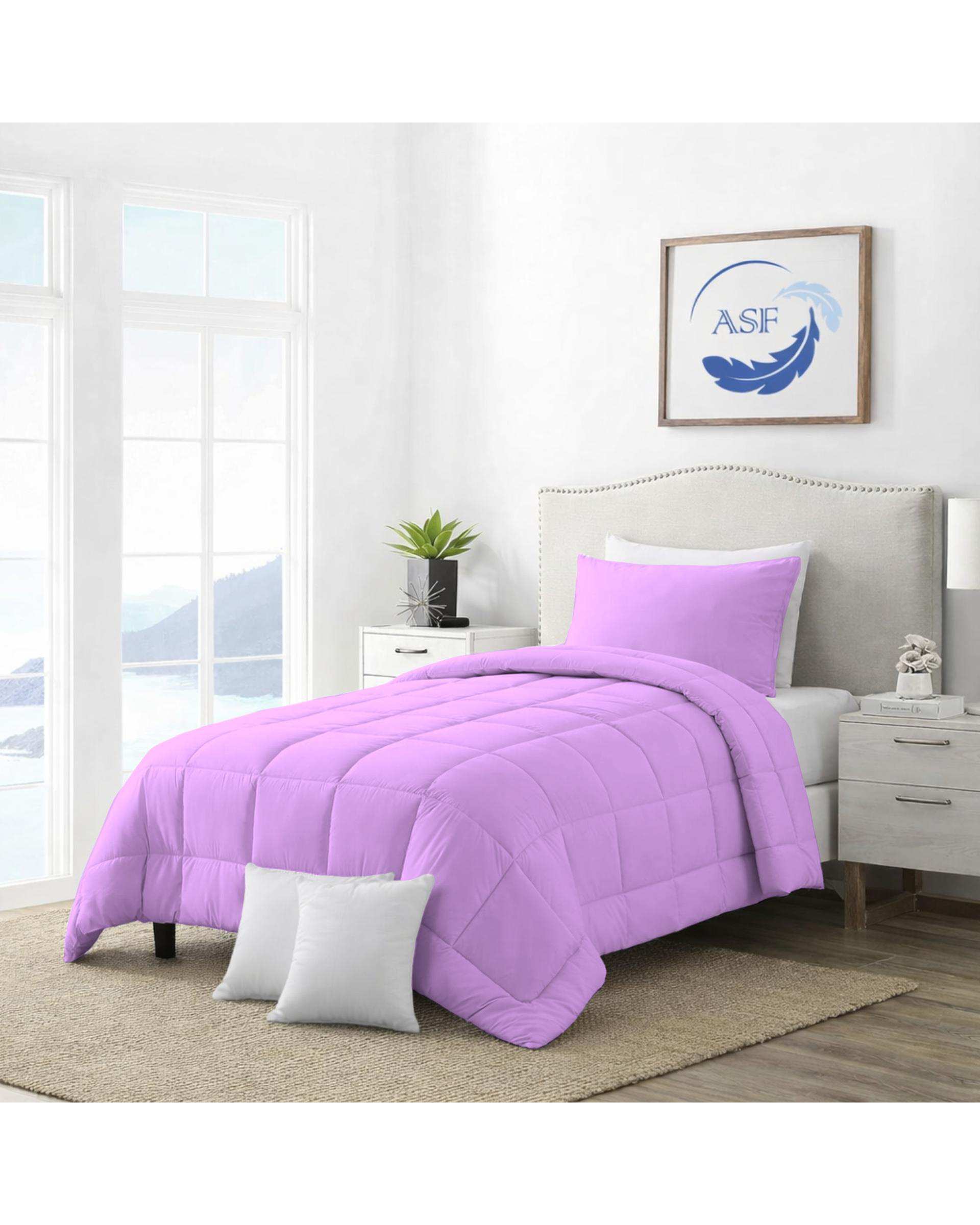 سرویس لحاف روتختی مینیمال تک نفره 6 تکه عرض 90 یاسی ای اس اف ASF مدل BOX LINE