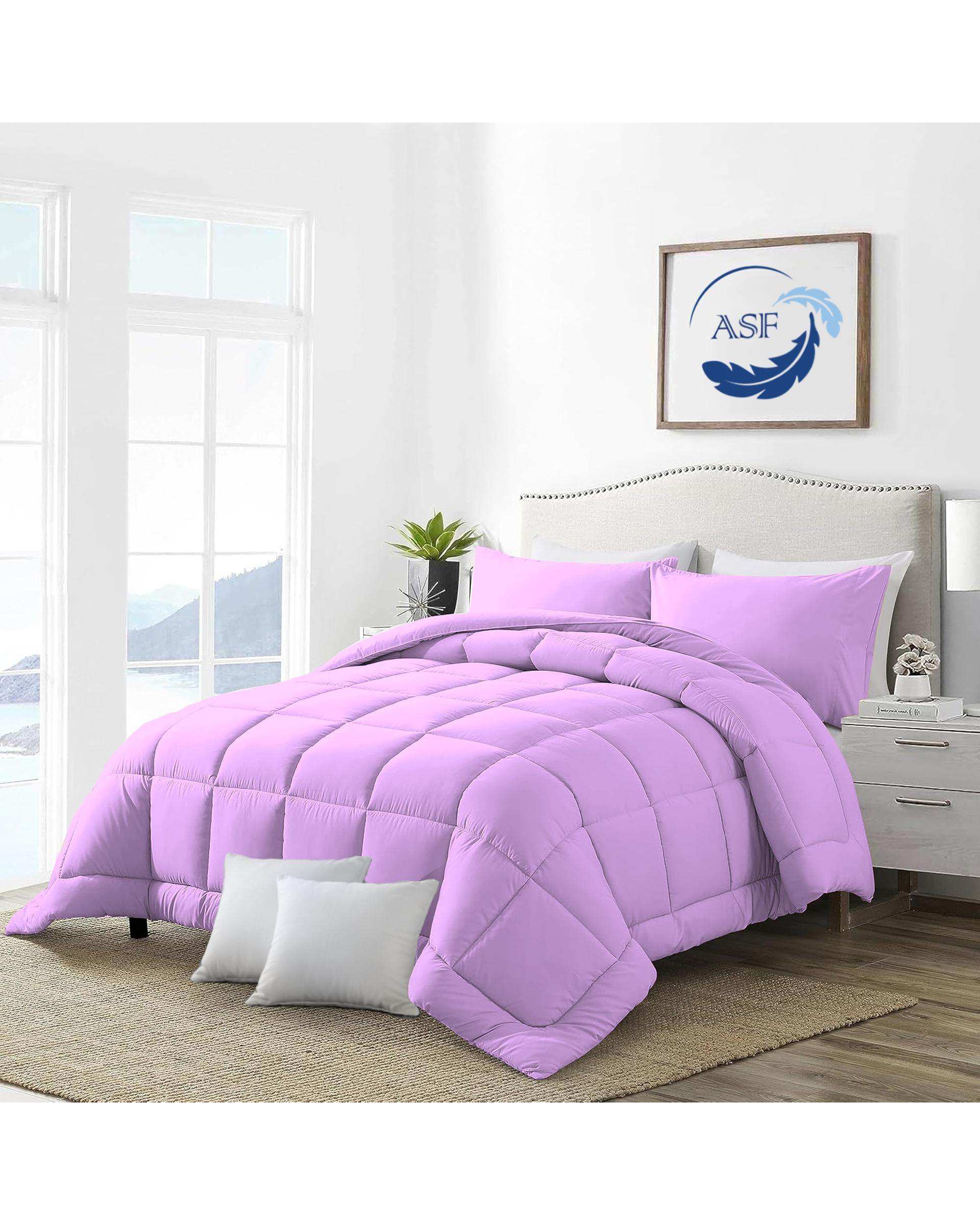 سرویس لحاف روتختی مینیمال دو نفره 8 تکه عرض 140 یاسی ای اس اف ASF مدل BOX LINE