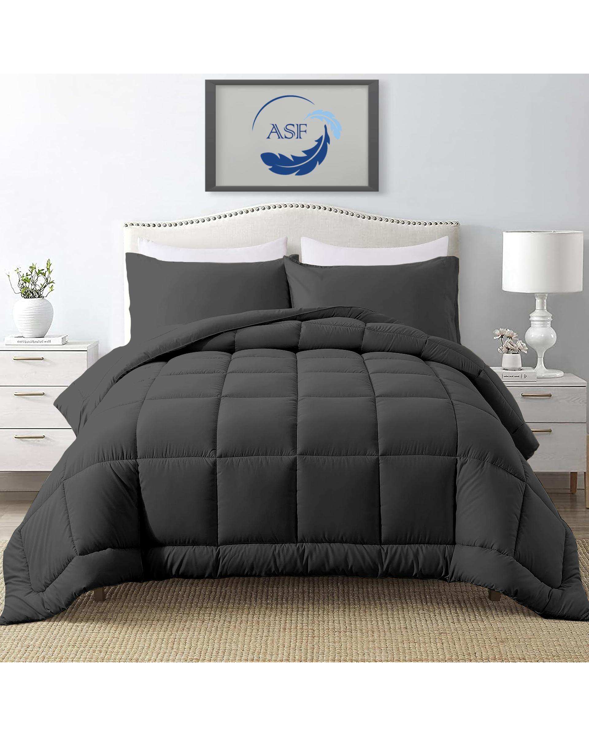 سرویس لحاف روتختی مینیمال دو نفره 8 تکه عرض 180 نوک مدادی ای اس اف ASF مدل BOX LINE