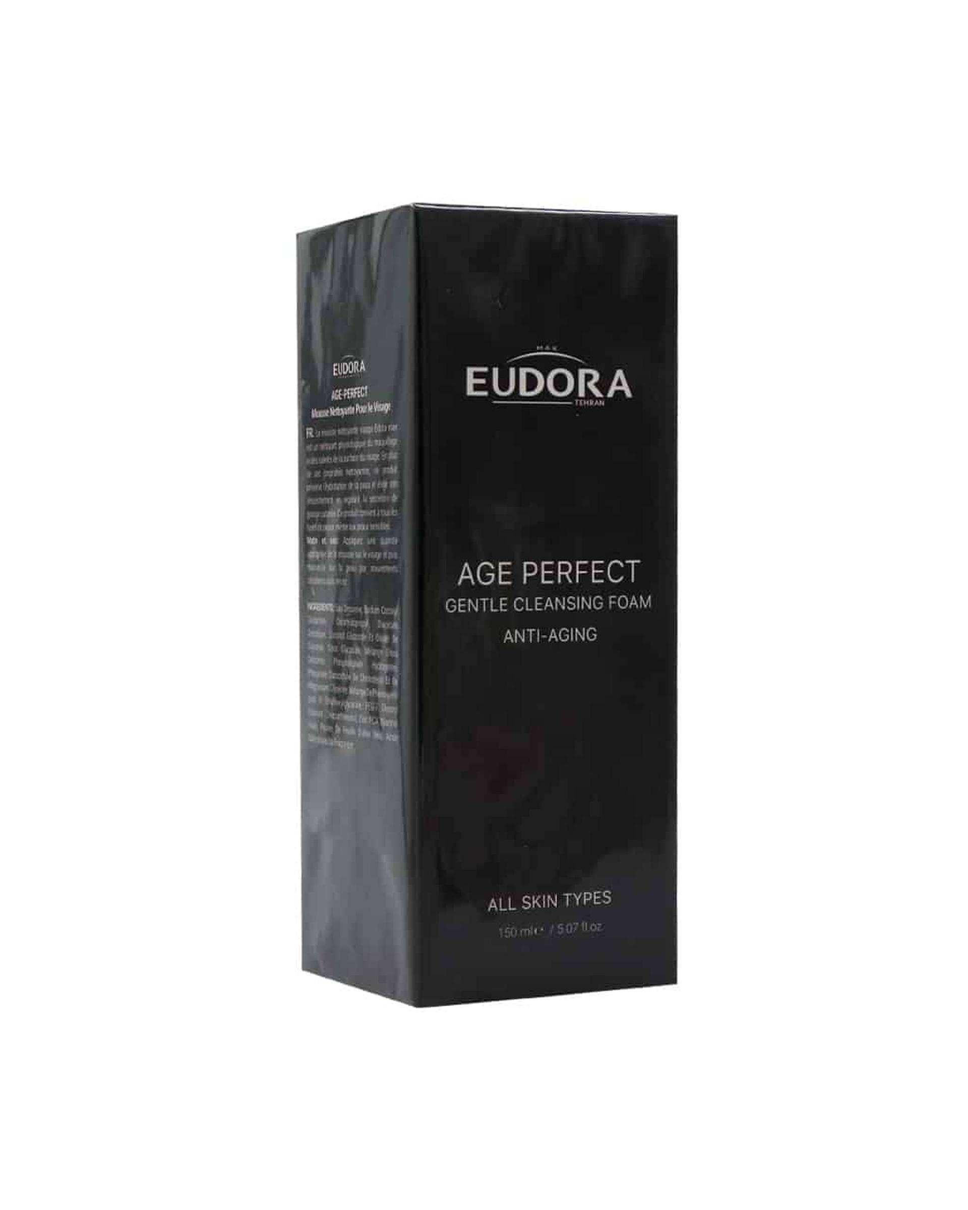 فوم شستشوی صورت ادورامکس Eudora Max مدل Age Perfect حجم 150ml