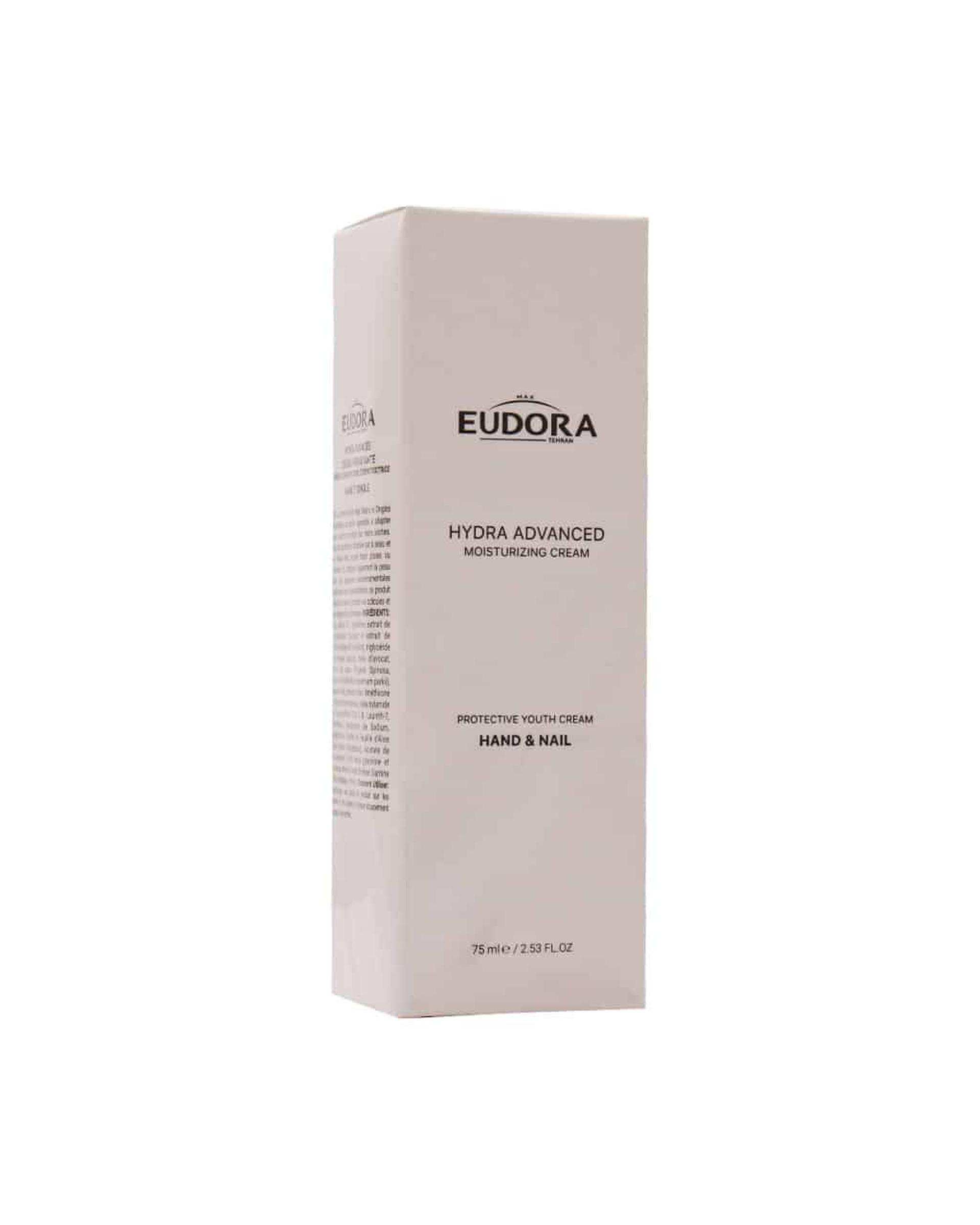 کرم مرطوب کننده دست و ناخن ادورامکس Eudora Max مدل Hydra Advanced حجم 75ml