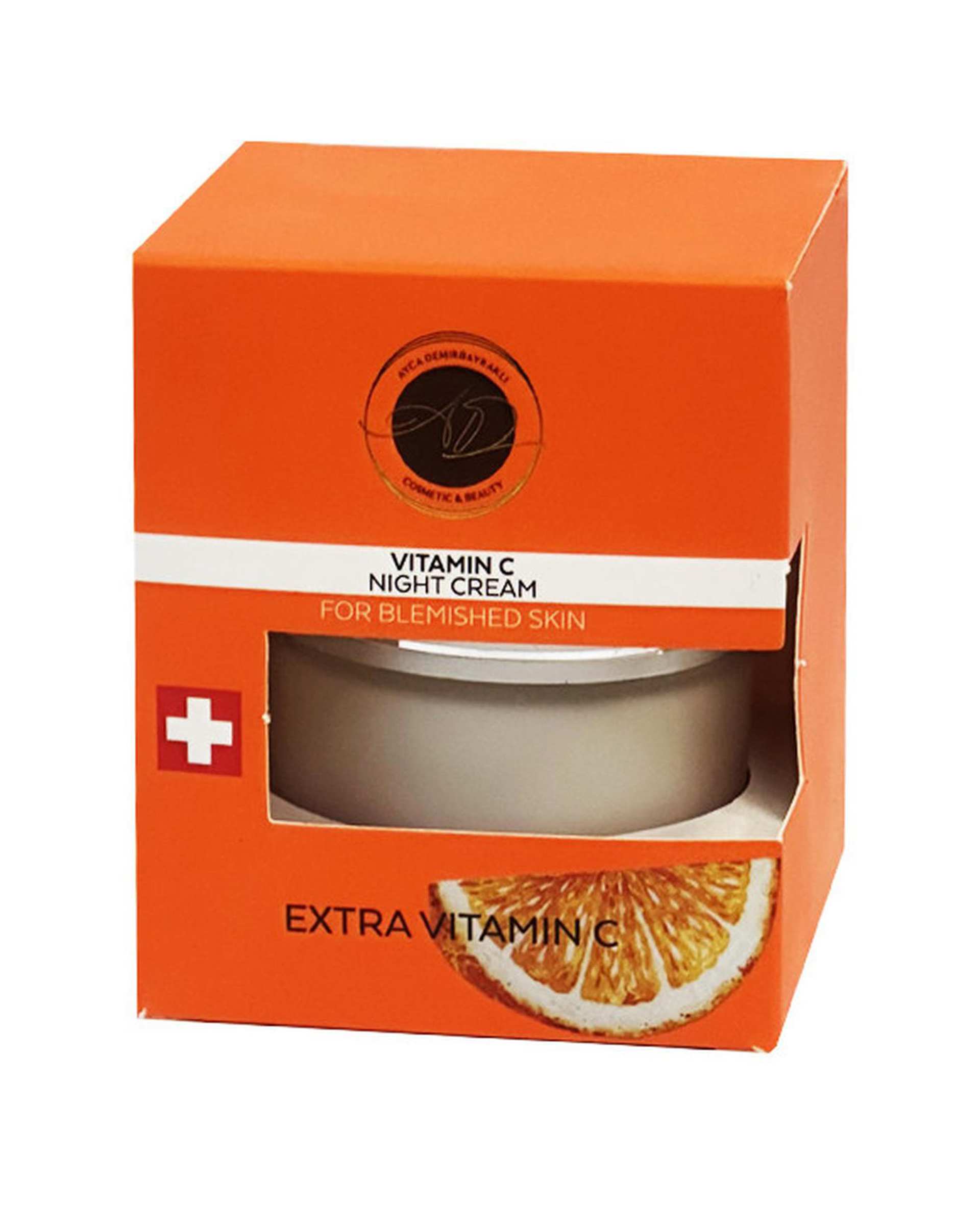 کرم روشنکننده شب دست و صورت ای دی مدل Vitamin C مناسب برای انواع پوست حجم 30میلیلیتر