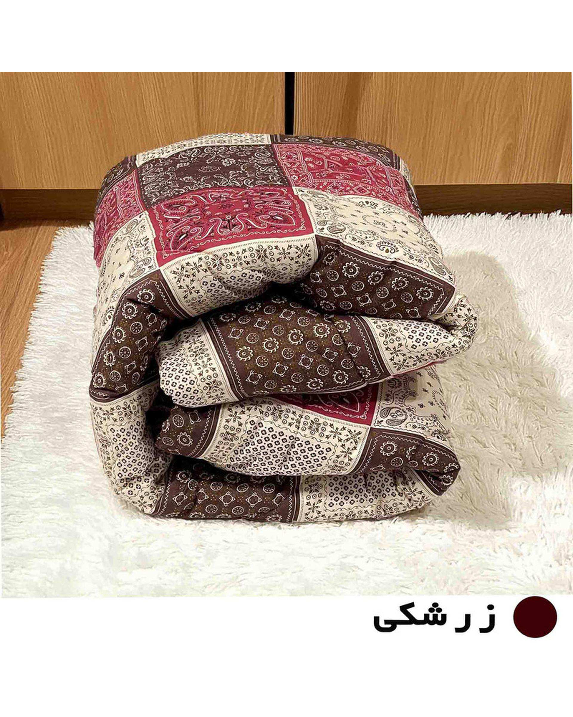 لحاف یک نفره مانیکا هوم Monica Home مدل چهل تکه پلاس chel teke plus