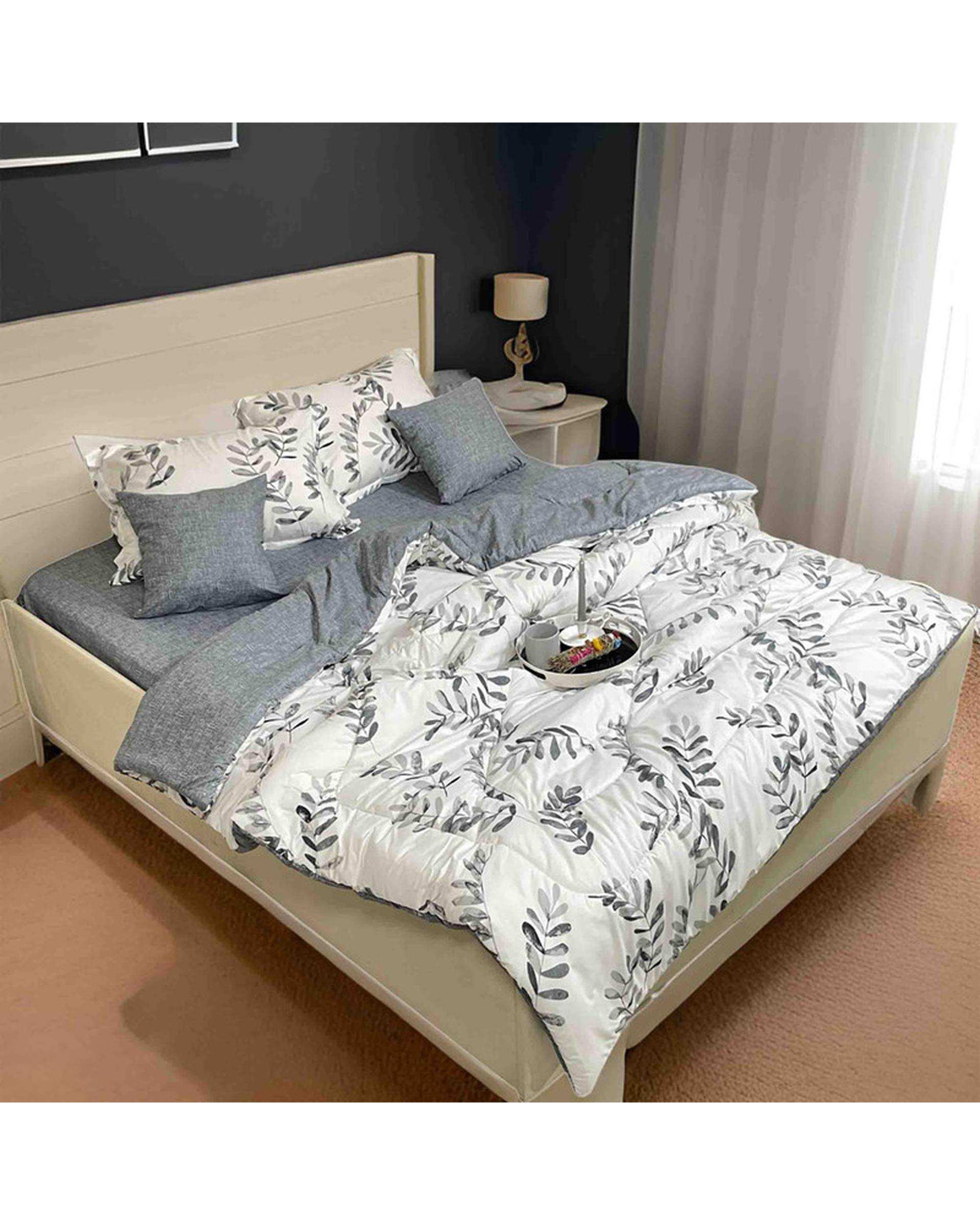سرویس خواب دو نفره 6 تکه طوسی مانیکا هوم Monica Home مدل سوفی sofi