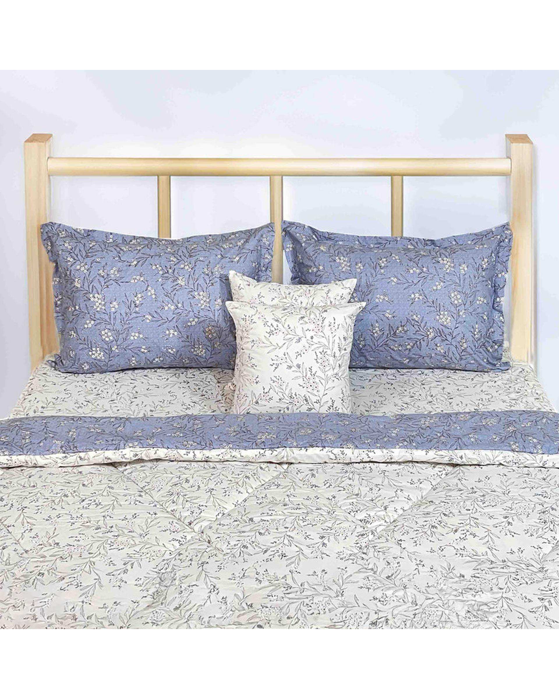 سرویس خواب یک نفره 4 تکه آبی روشن مانیکا هوم Monica Home مدل آرتیما