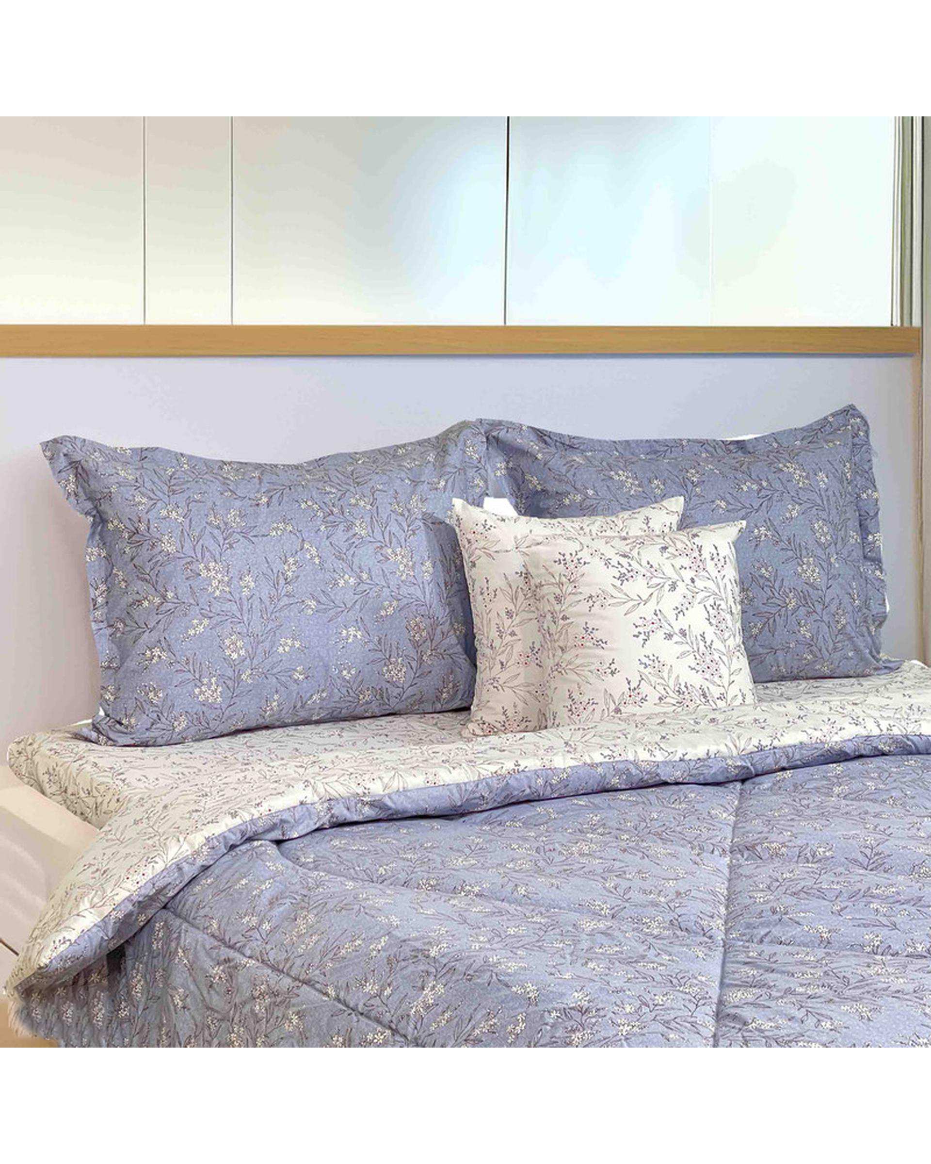 سرویس خواب یک نفره 4 تکه آبی روشن مانیکا هوم Monica Home مدل آرتیما