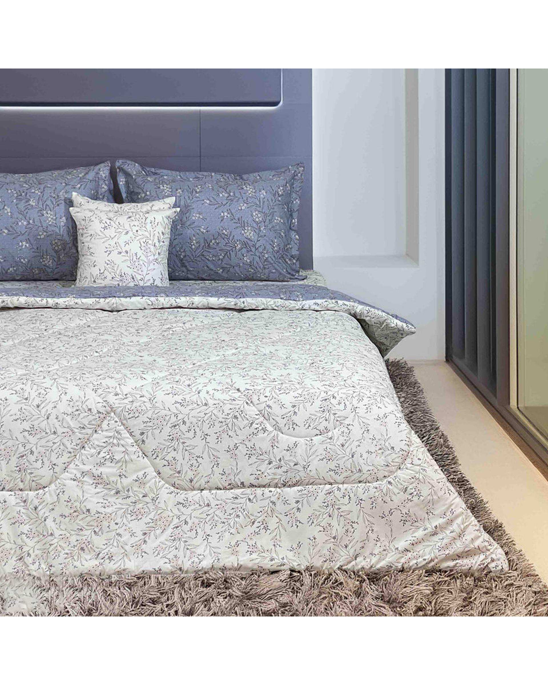 سرویس خواب یک نفره 4 تکه آبی روشن مانیکا هوم Monica Home مدل آرتیما