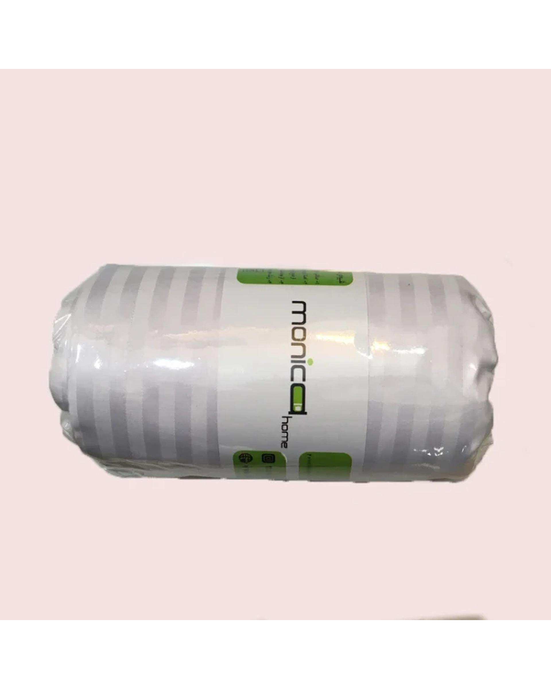 سرویس ملحفه دو نفره 3 تکه طوسی مانیکا هوم Monica Home مدل آونگ پلاس