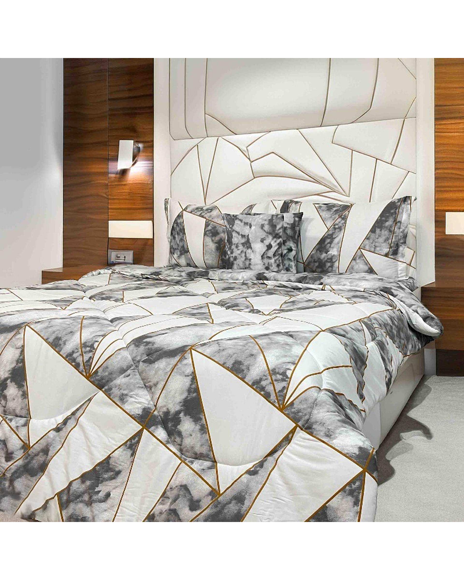 سرویس خواب دو نفره 6 تکه سفید مانیکا هوم Monica Home مدل اسکای