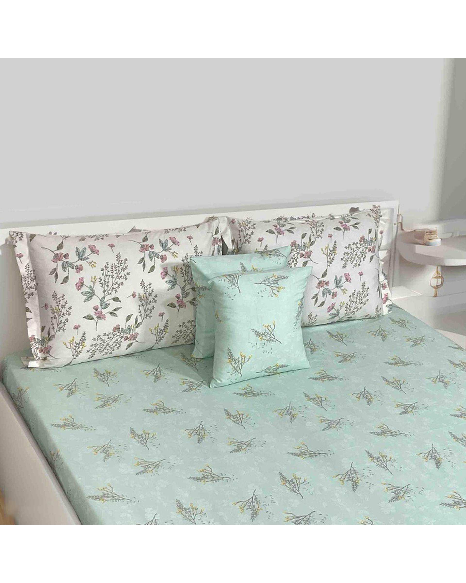 سرویس خواب 2 نفره 6 تکه عاجی مانیکا هوم Monica Home مدل سانچیا
