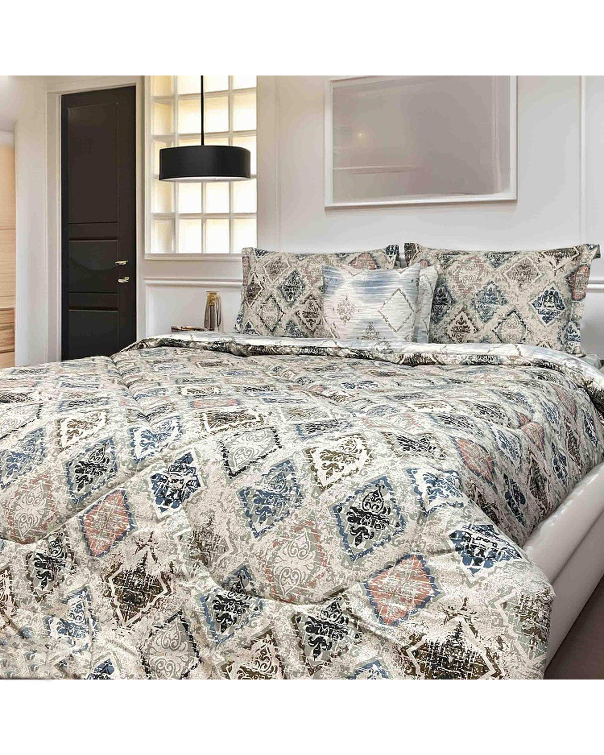 سرویس خواب دو نفره 6 تکه سفید مانیکا هوم Monica Home مدل کاتالینا