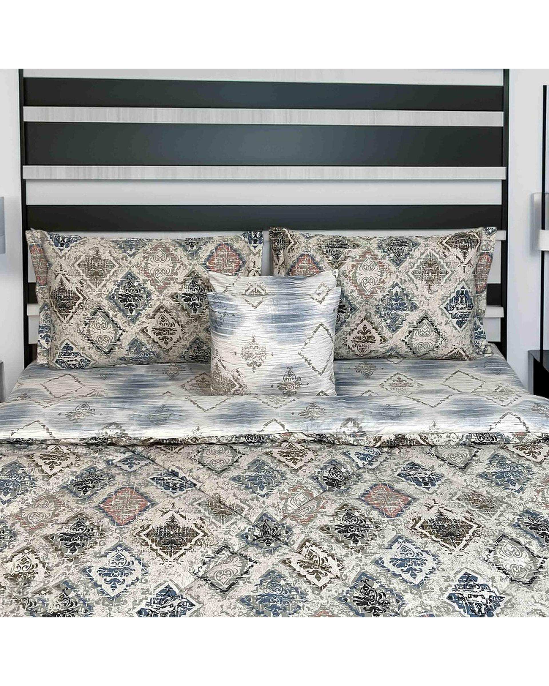 سرویس خواب دو نفره 6 تکه سفید مانیکا هوم Monica Home مدل کاتالینا