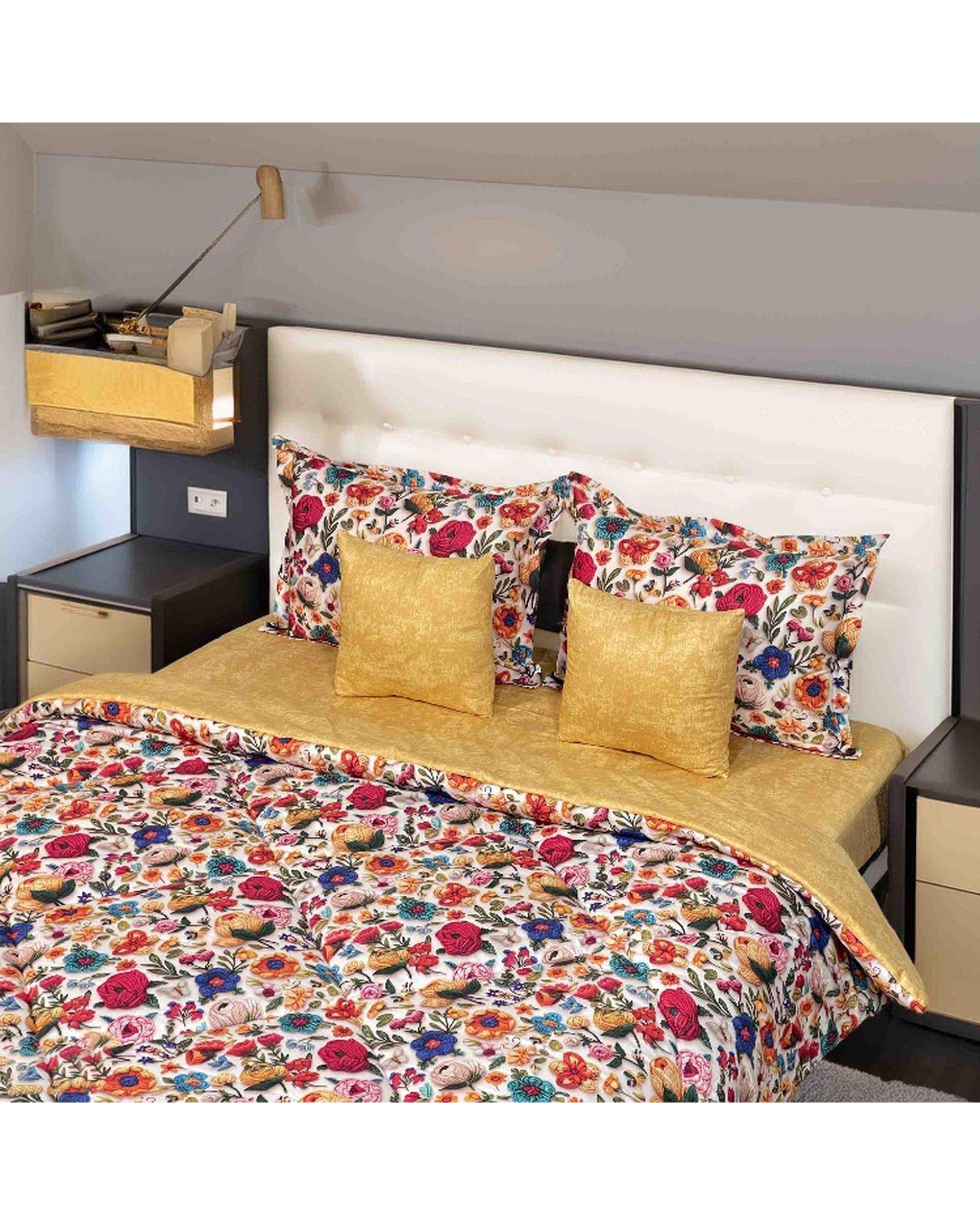 سرویس خواب دو نفره 6 تکه مانیکا هوم Monica Home مدل زرین