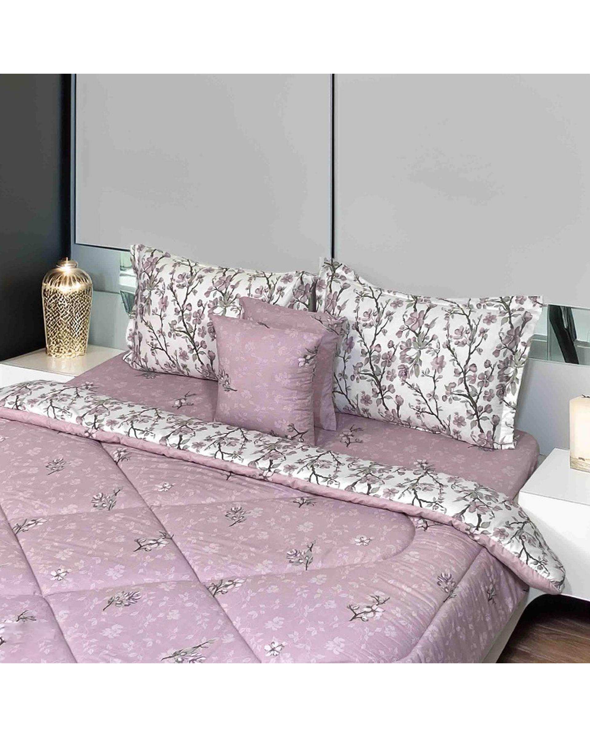 سرویس خواب دو نفره 6 تکه صورتی صدفی مانیکا هوم Monica Home مدل کایوشا