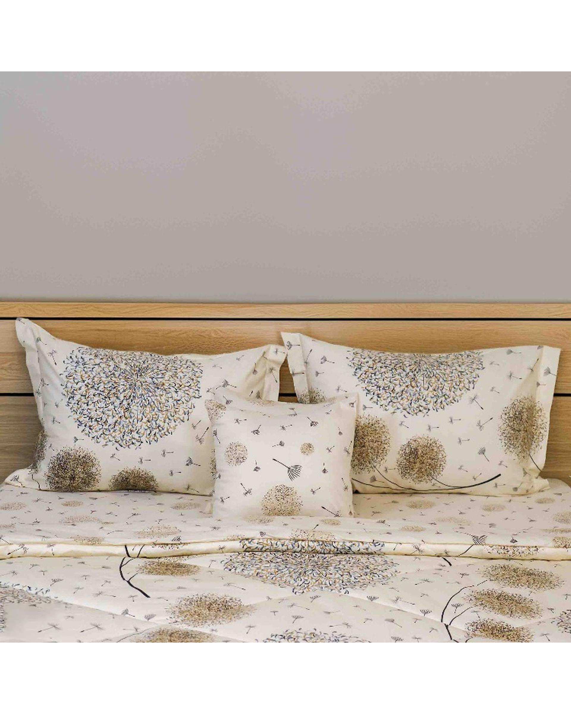 سرویس خواب دو نفره 6 تکه کرم مانیکا هوم Monica Home مدل هایا