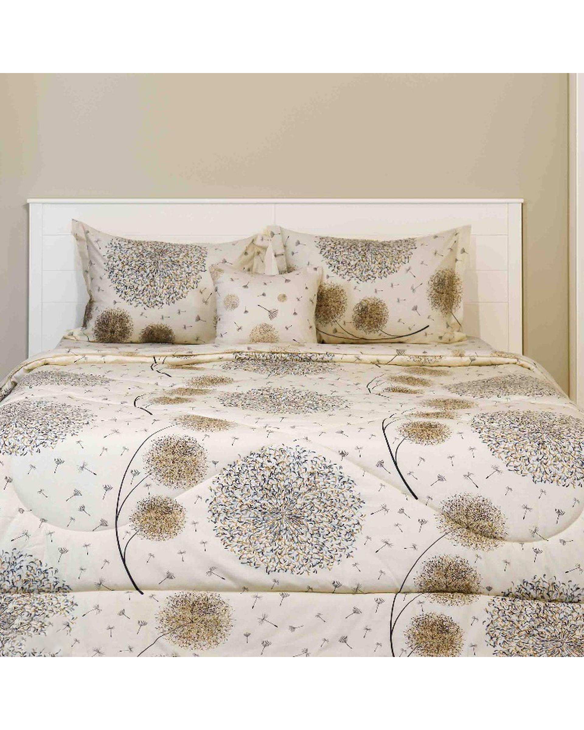 سرویس خواب دو نفره 6 تکه کرم مانیکا هوم Monica Home مدل هایا