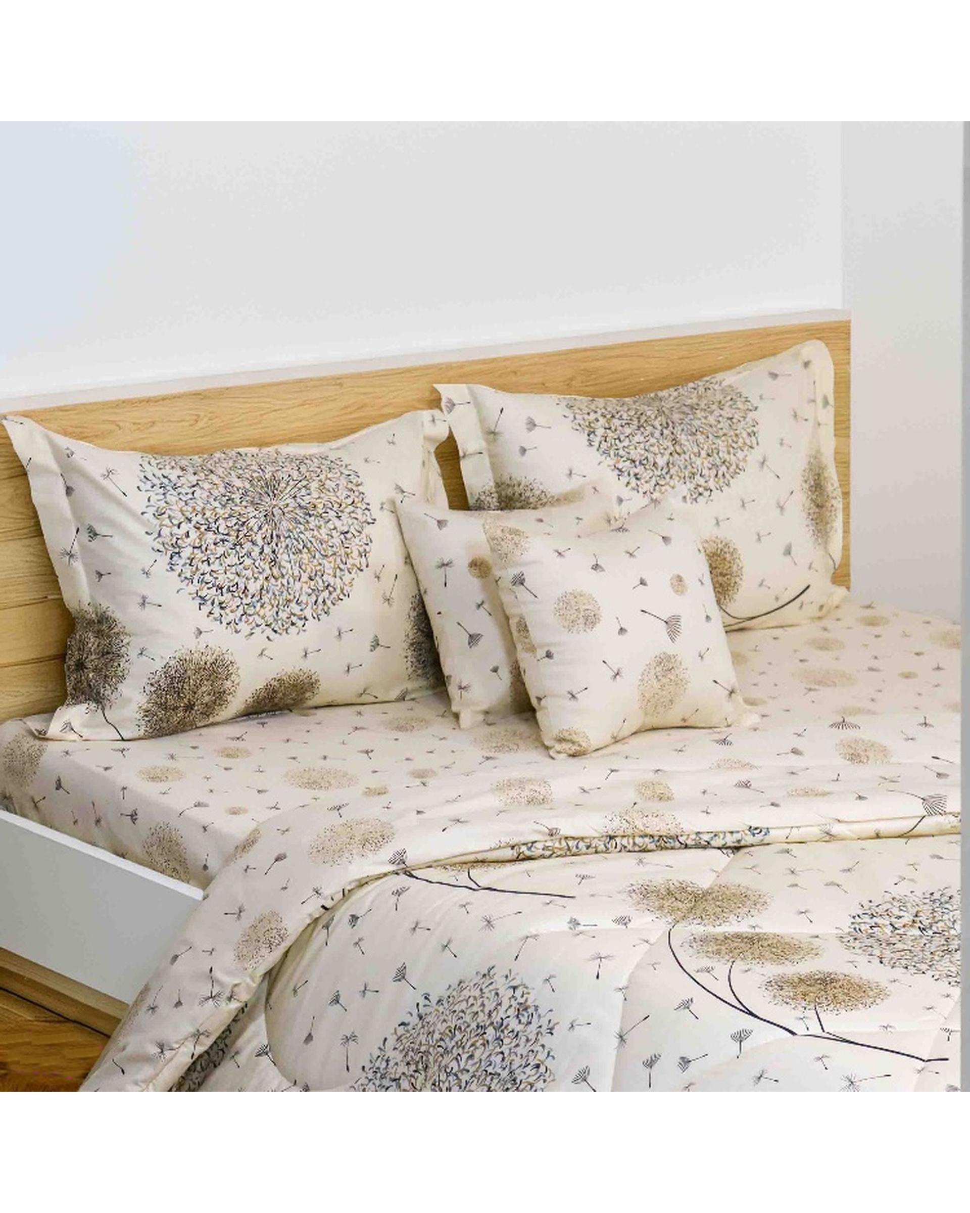 سرویس خواب دو نفره 6 تکه کرم مانیکا هوم Monica Home مدل هایا