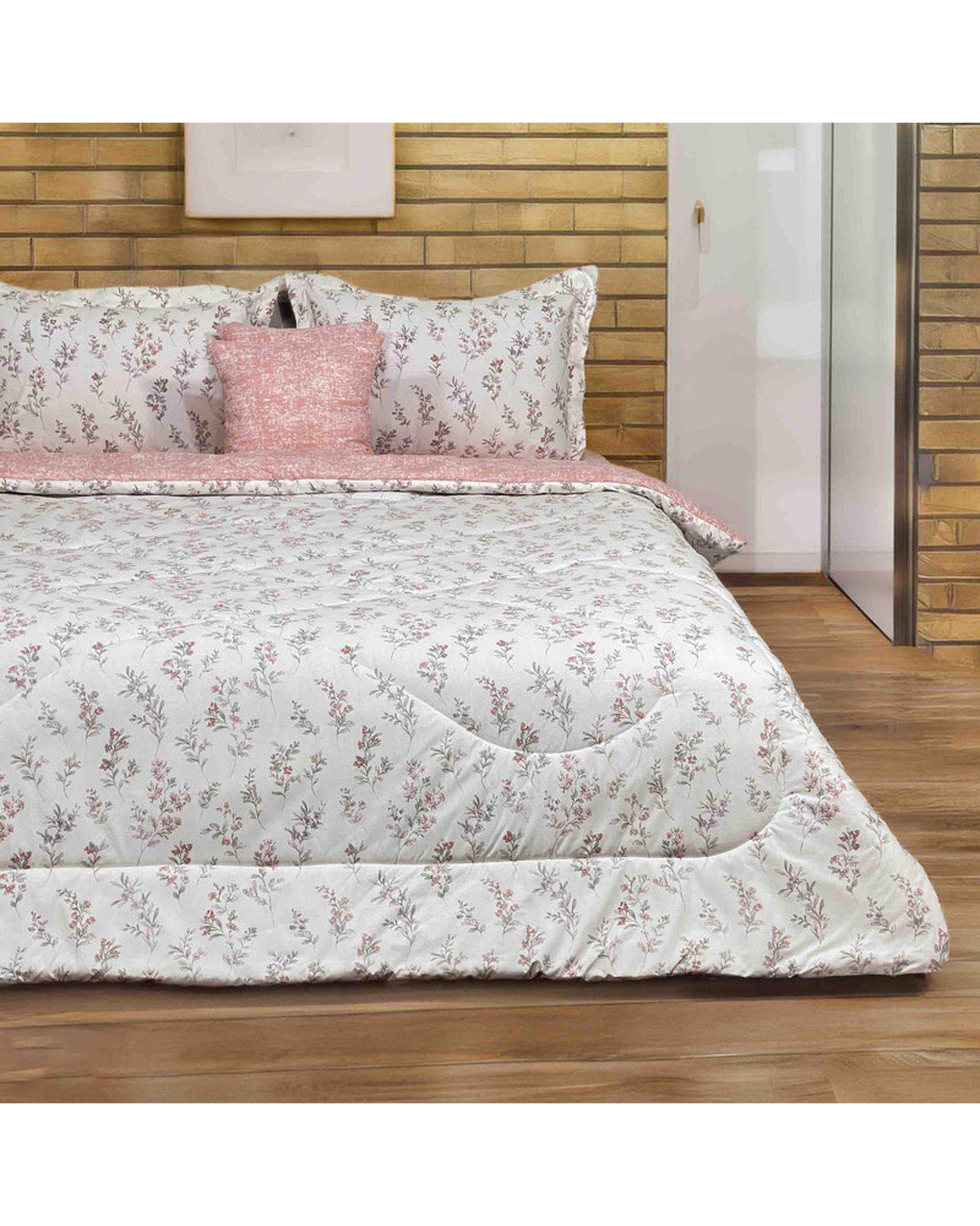 سرویس خواب دو نفره 6 تکه صورتی روشن مانیکا هوم Monica Home مدل tanin