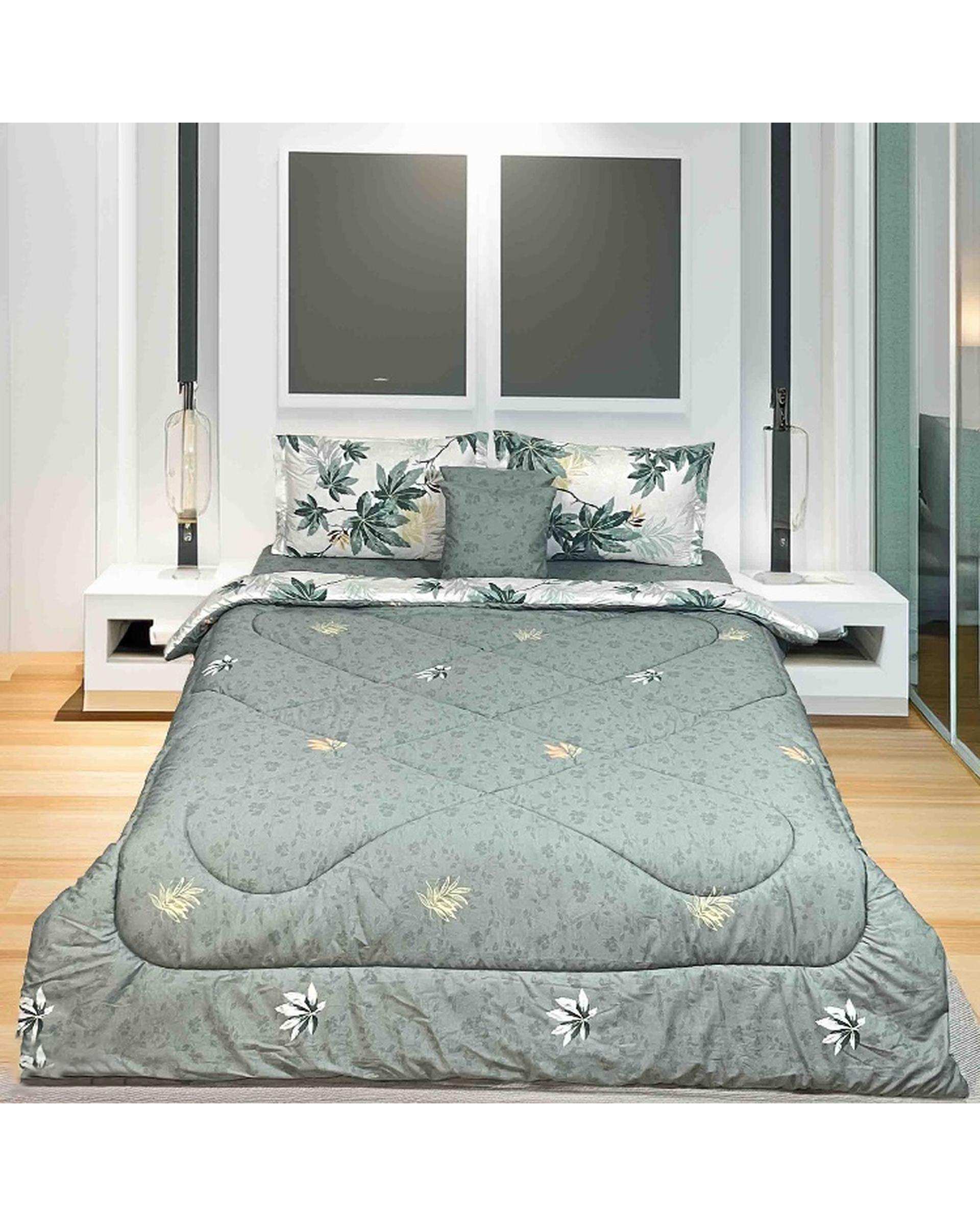 سرویس خواب دو نفره 6 تکه سبز مانیکا هوم Monica Home مدل فولیا