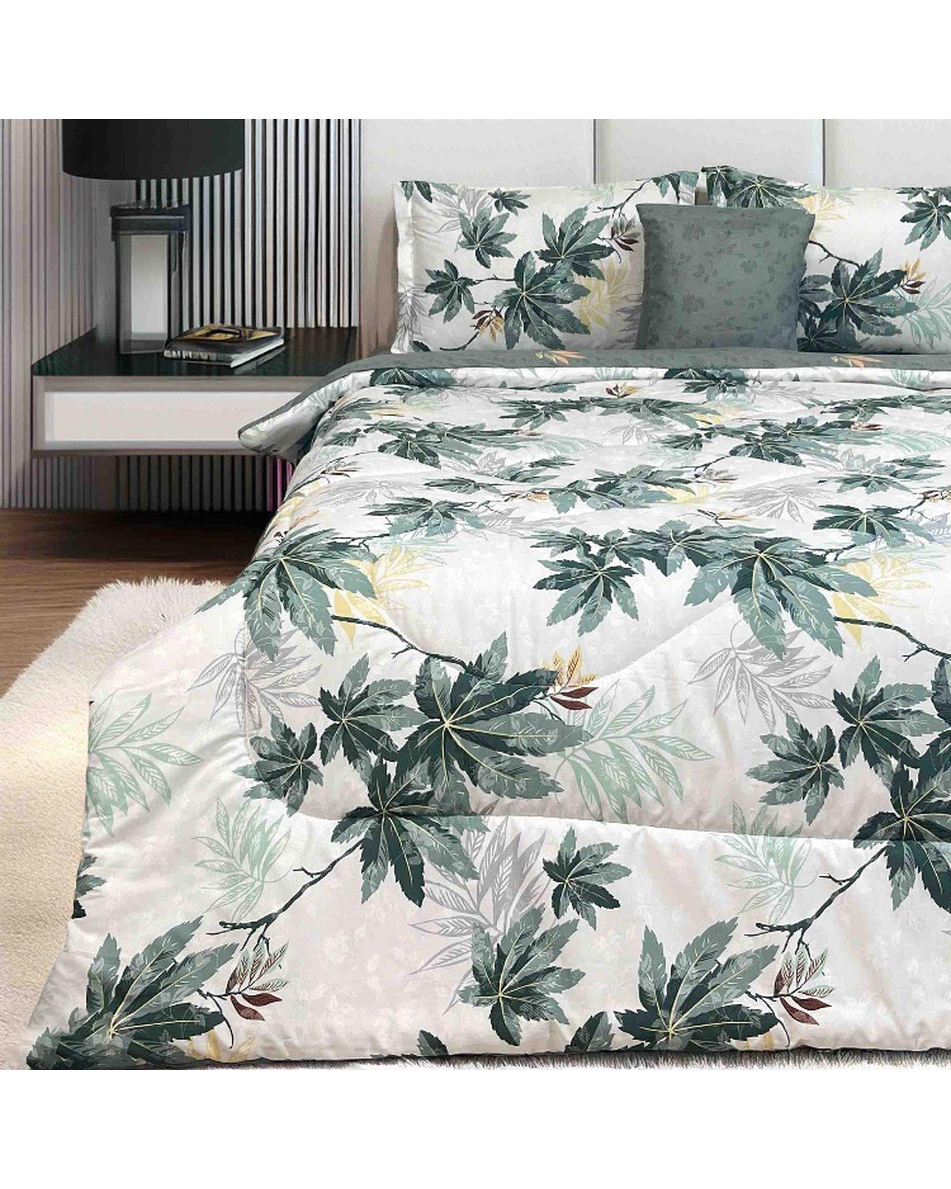 سرویس خواب دو نفره 6 تکه سبز مانیکا هوم Monica Home مدل فولیا