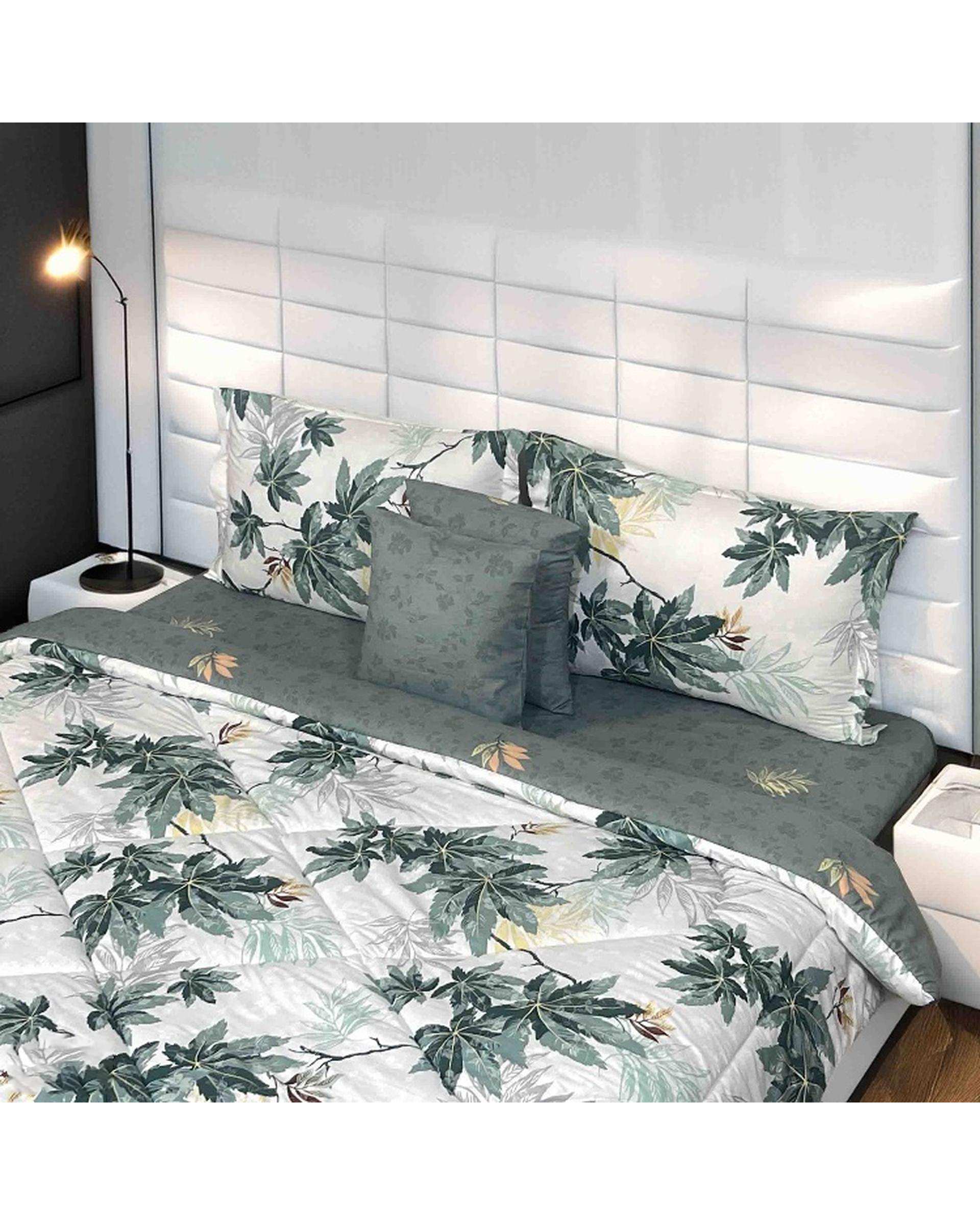 سرویس خواب دو نفره 6 تکه سبز مانیکا هوم Monica Home مدل فولیا