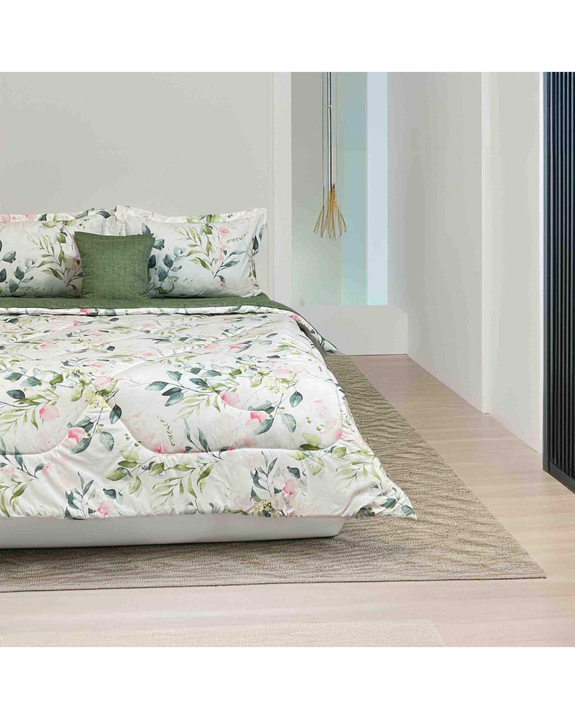 سرویس خواب یک نفره 4 تکه سبز مانیکا هوم Monica Home مدل ابرا