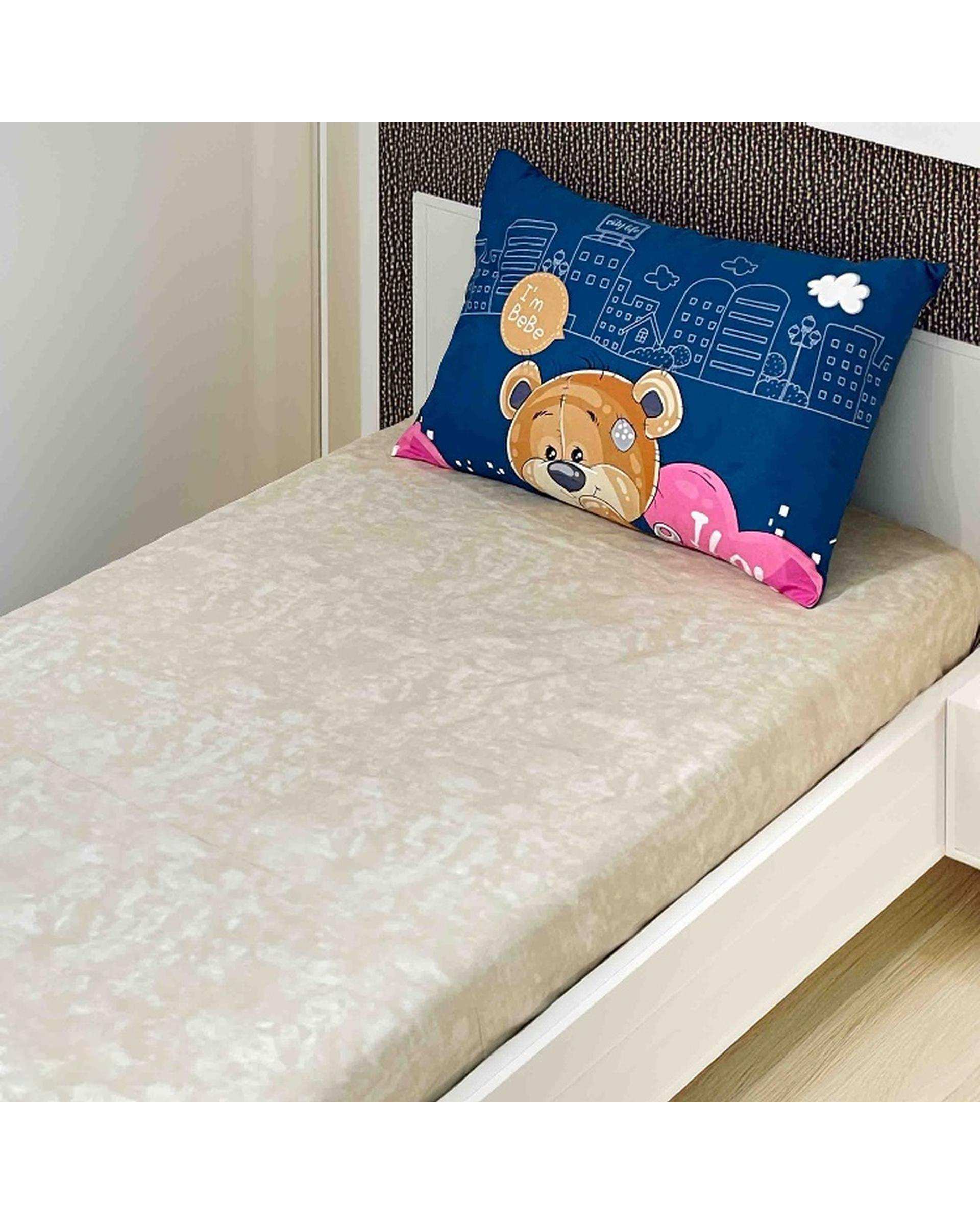 سرویس خواب یک نفره 3 تکه آبی تیره مانیکا هوم Monica Home مدل دال 7