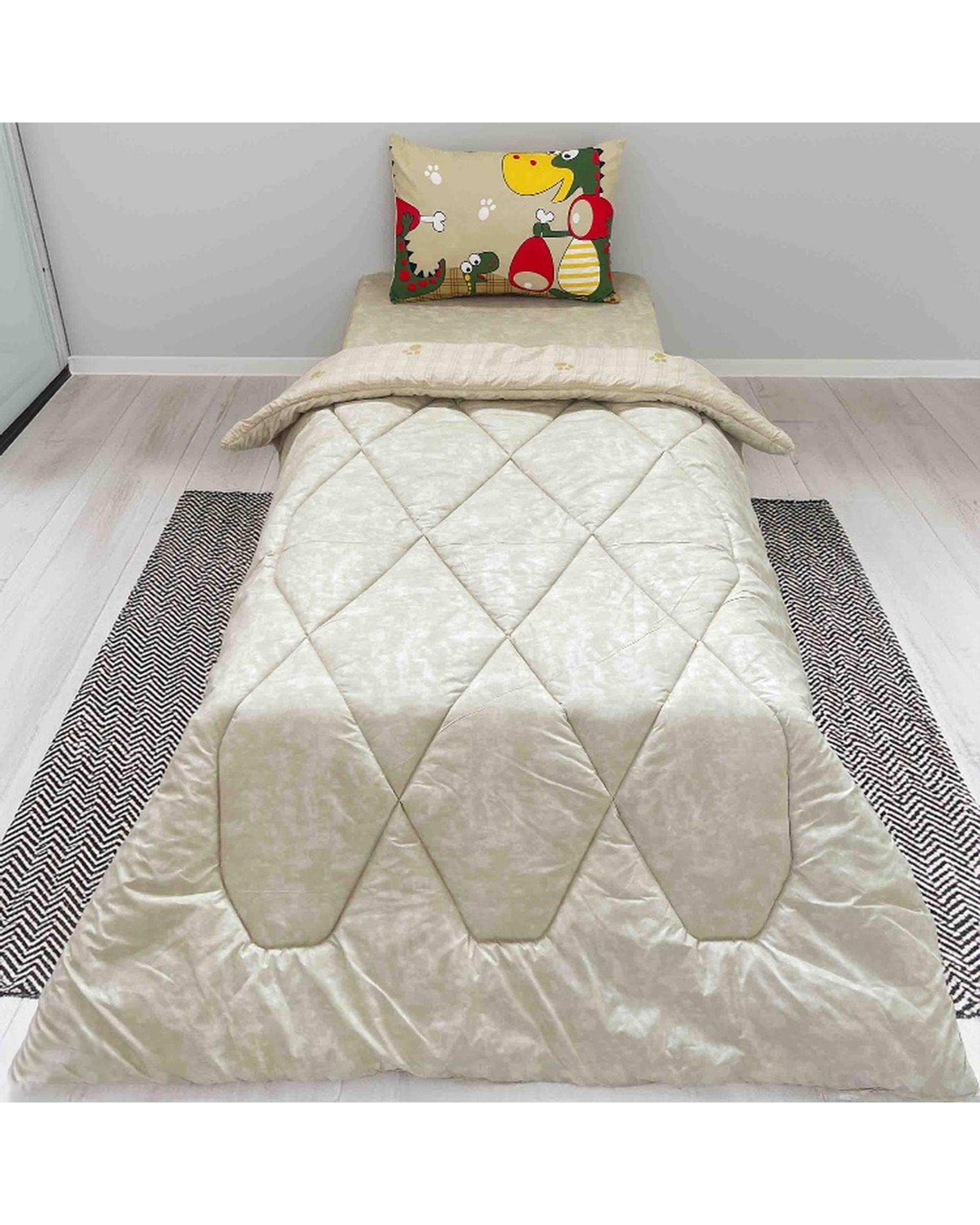 سرویس خواب یک نفره 3 تکه نباتی مانیکا هوم Monica Home مدل دال 9
