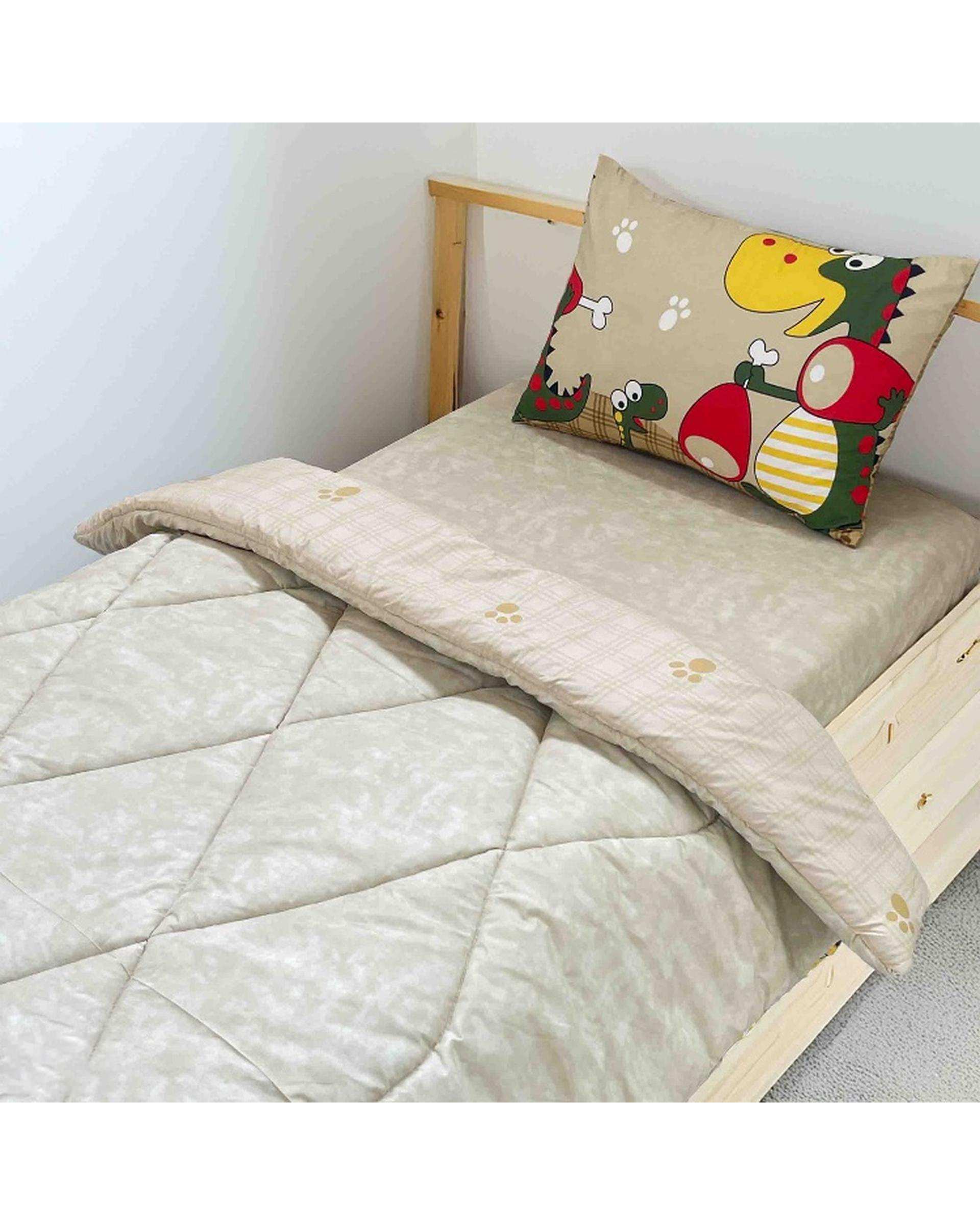 سرویس خواب یک نفره 3 تکه نباتی مانیکا هوم Monica Home مدل دال 9