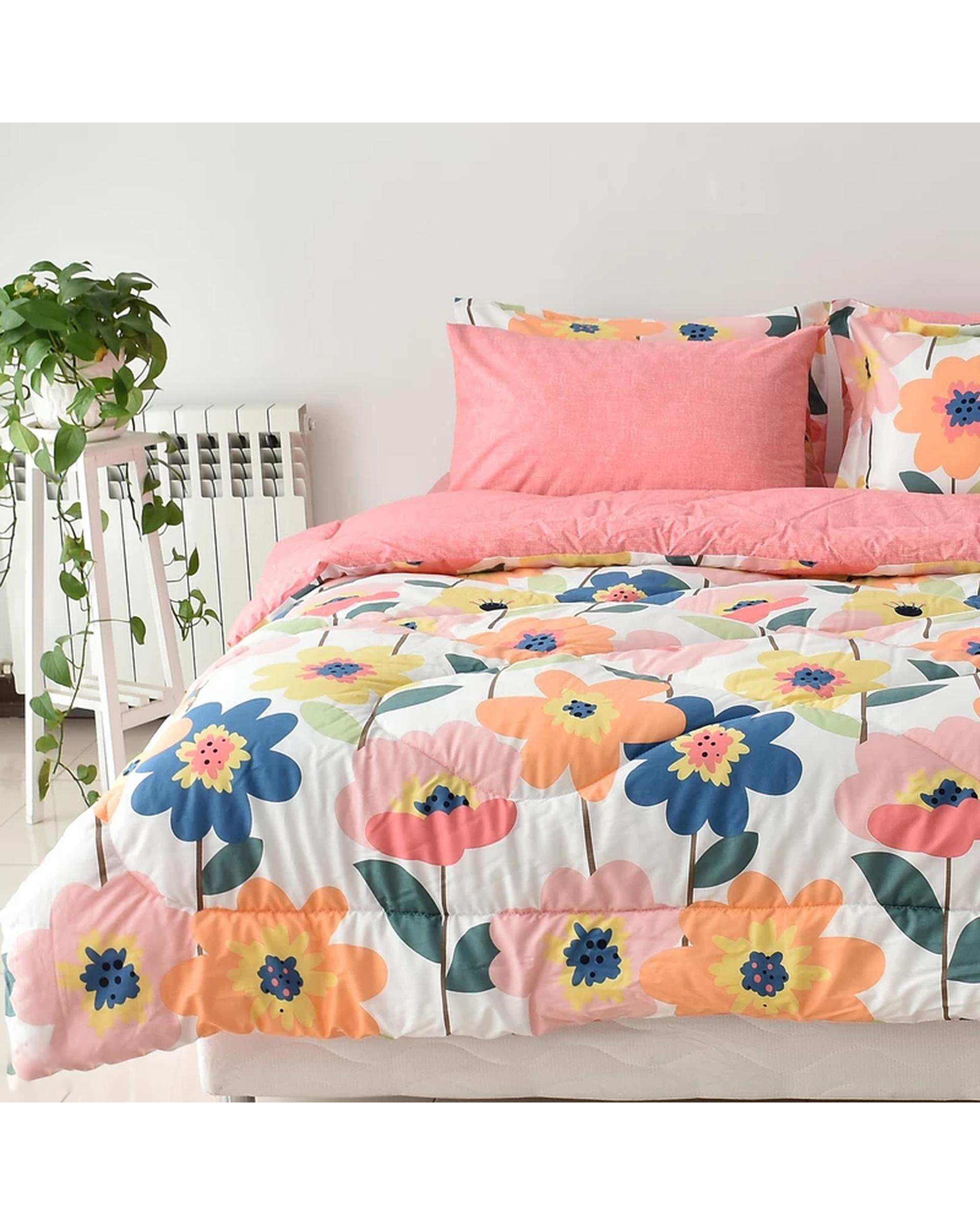سرویس خواب دو نفره 6 تکه گلبهی مانیکا هوم Monica Home مدل ELISA