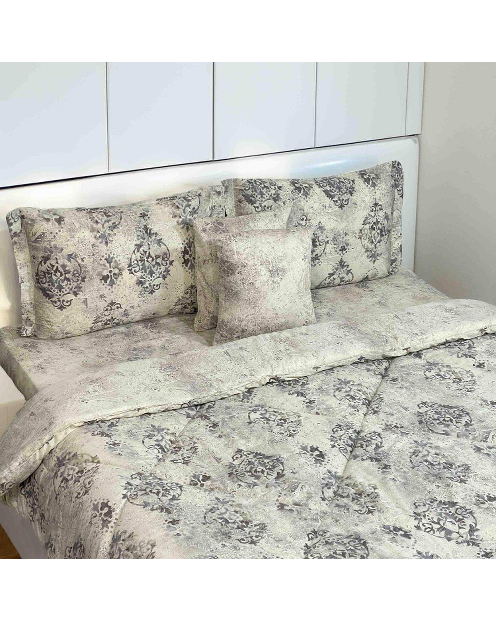 سرویس خواب دو نفره 6 تکه شیری مانیکا هوم Monica Home مدل لوسیا