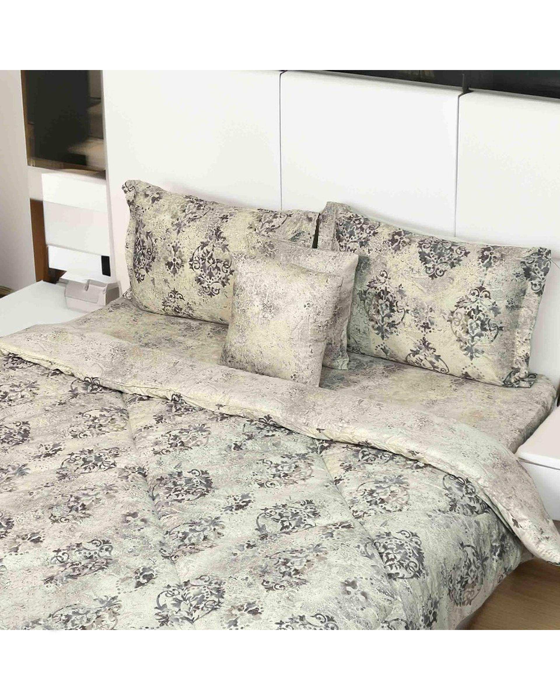 سرویس خواب دو نفره 6 تکه شیری مانیکا هوم Monica Home مدل لوسیا
