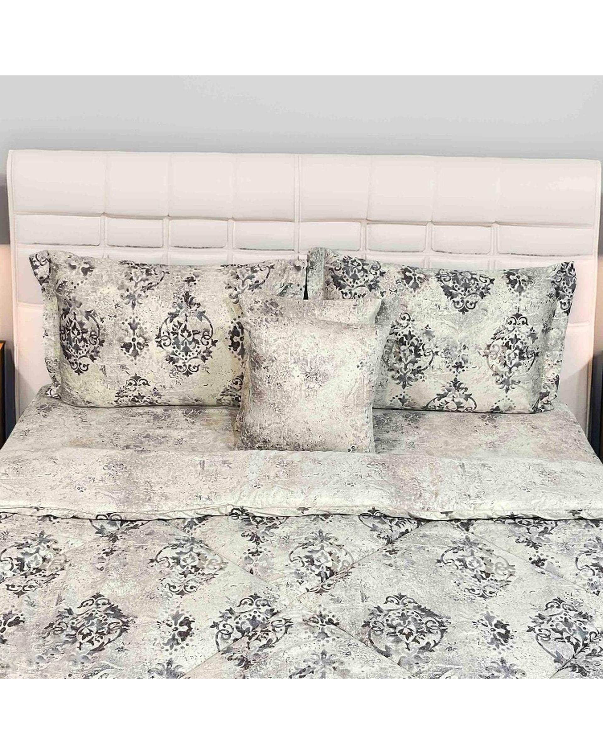 سرویس خواب دو نفره 6 تکه شیری مانیکا هوم Monica Home مدل لوسیا