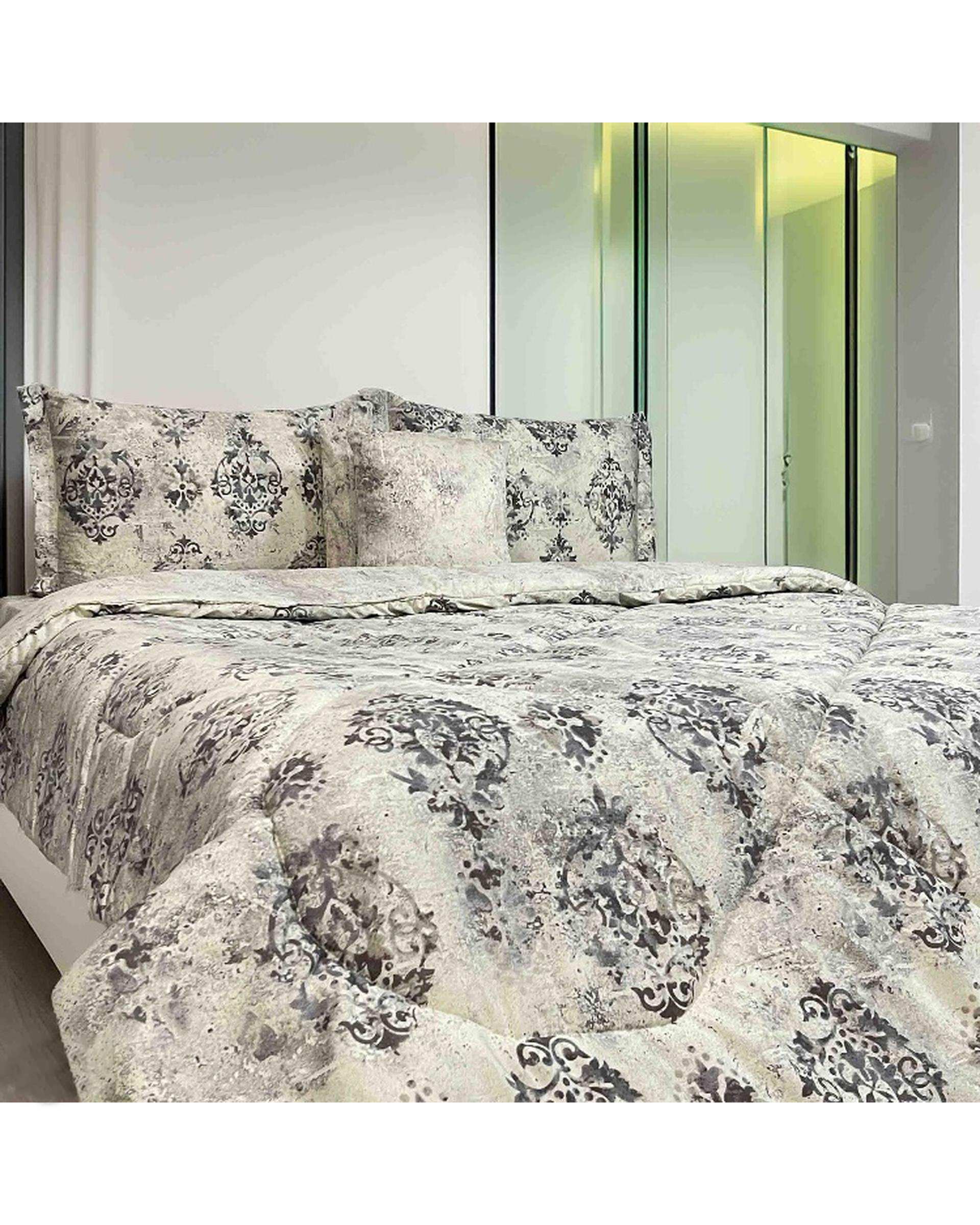 سرویس خواب دو نفره 6 تکه شیری مانیکا هوم Monica Home مدل لوسیا