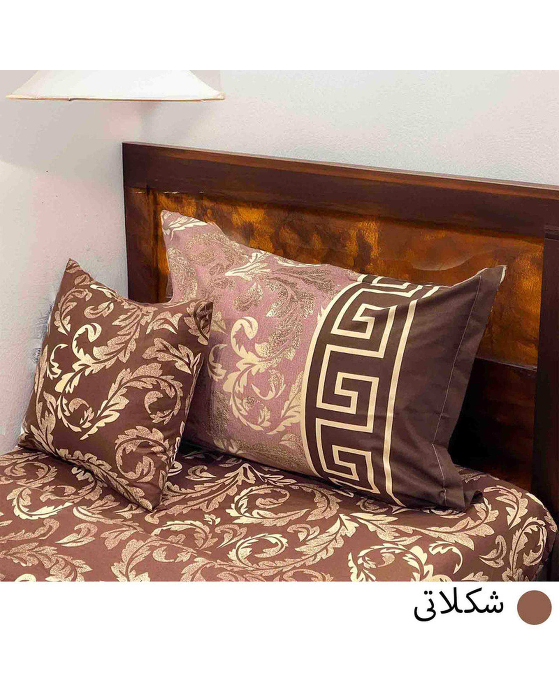 سرویس خواب یک نفره 4 تکه قهوه ای مانیکا هوم Monica Home مدل misa