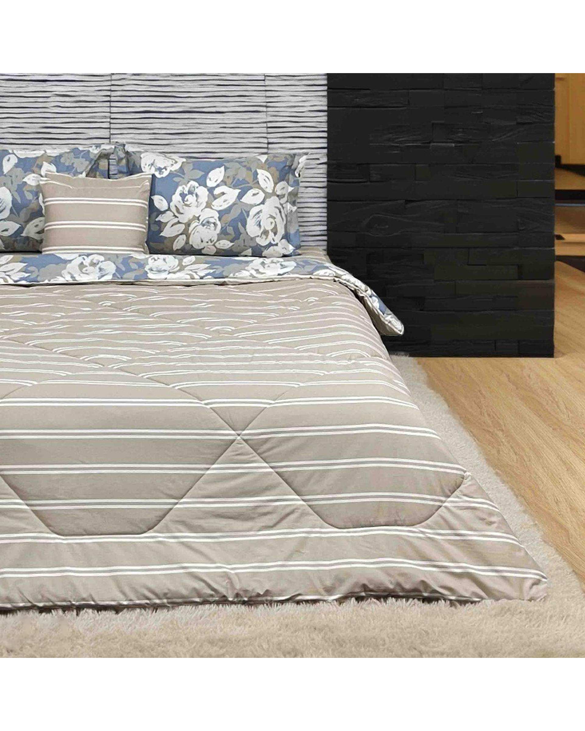 سرویس خواب یک نفره 4 تکه کرم مانیکا هوم Monica Home مدل لوتوس