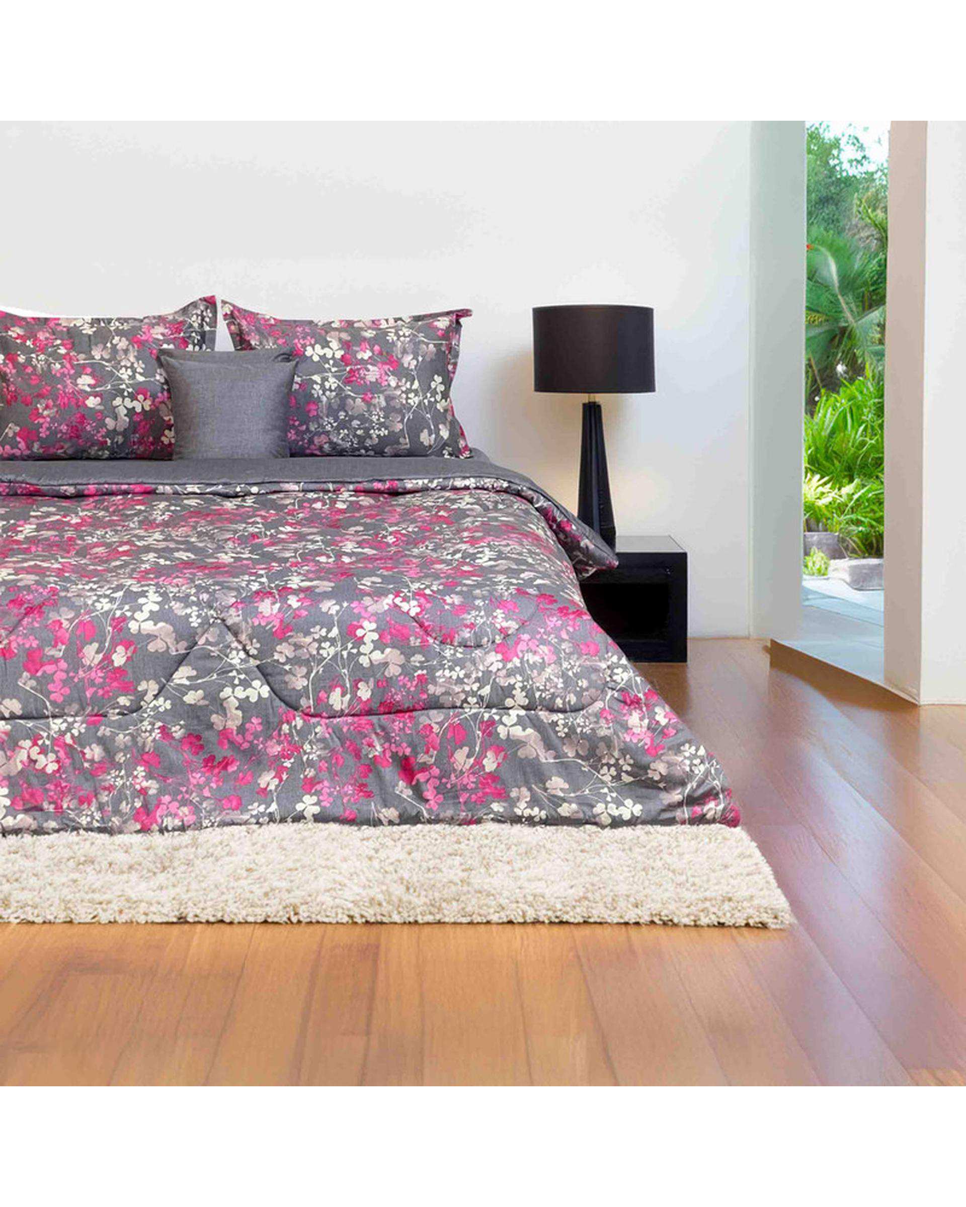 سرویس خواب دو نفره 6 تکه خاکستری مانیکا هوم Monica Home مدل آیتن