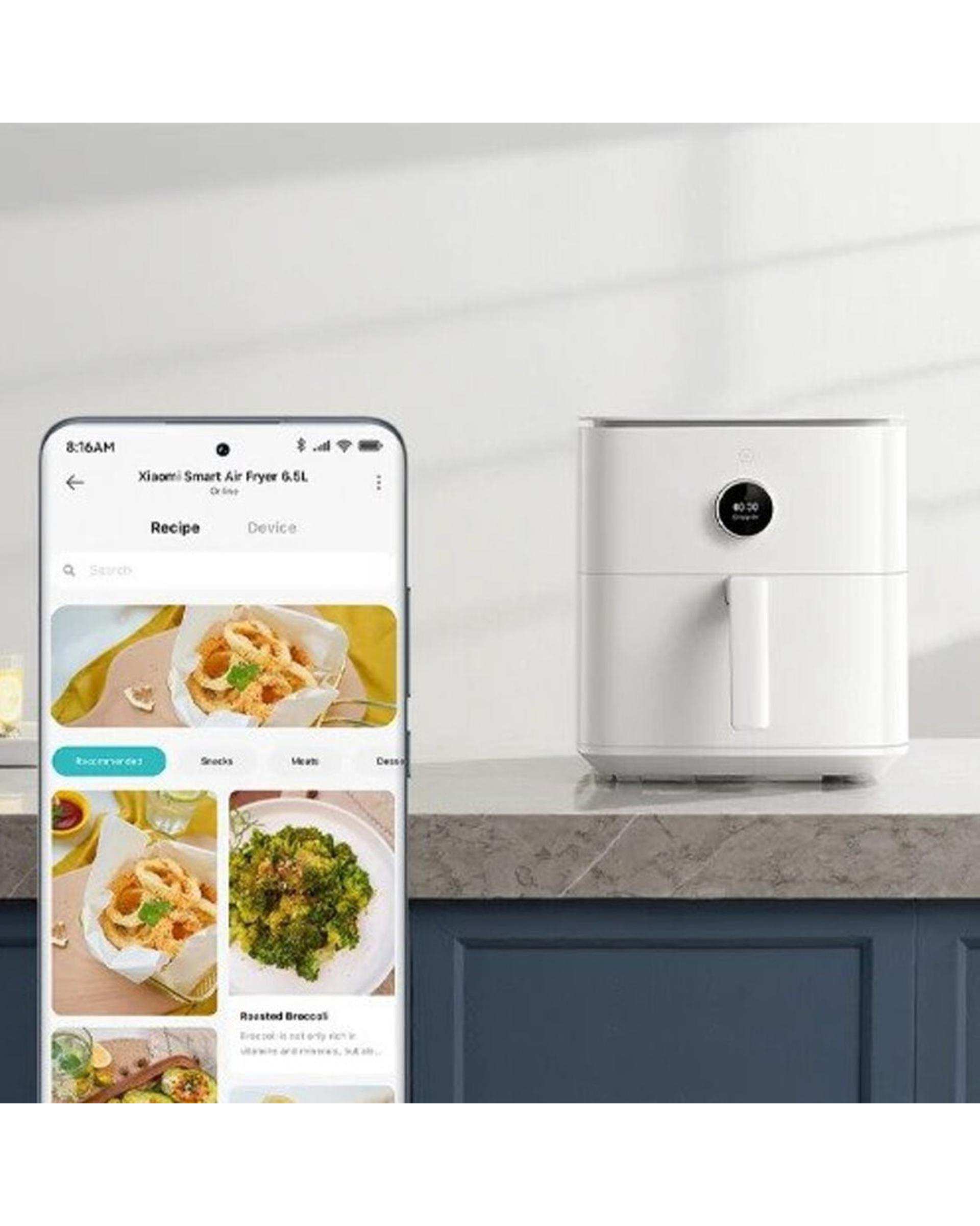 هواپز و سرخ کن بدون روغن سفید شیائومی Xiaomi مدل Air Fryer 6.5L