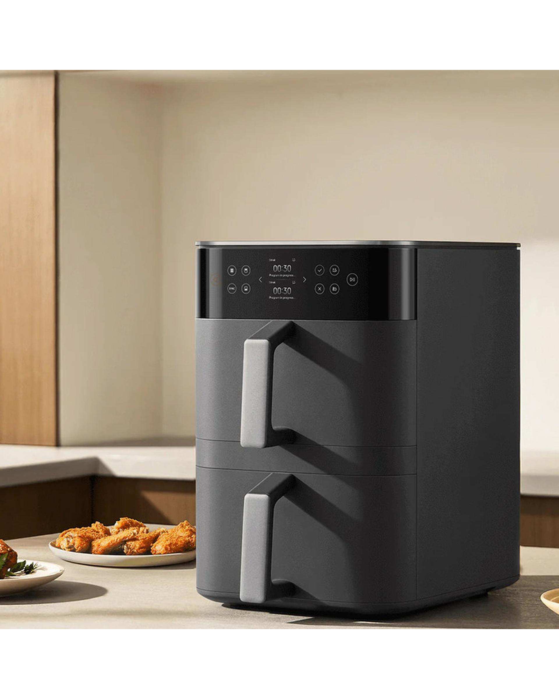 هواپز و سرخ کن بدون روغن مشکی شیائومی XIAOMI مدل DUAL ZONE AIR FRYER 12L