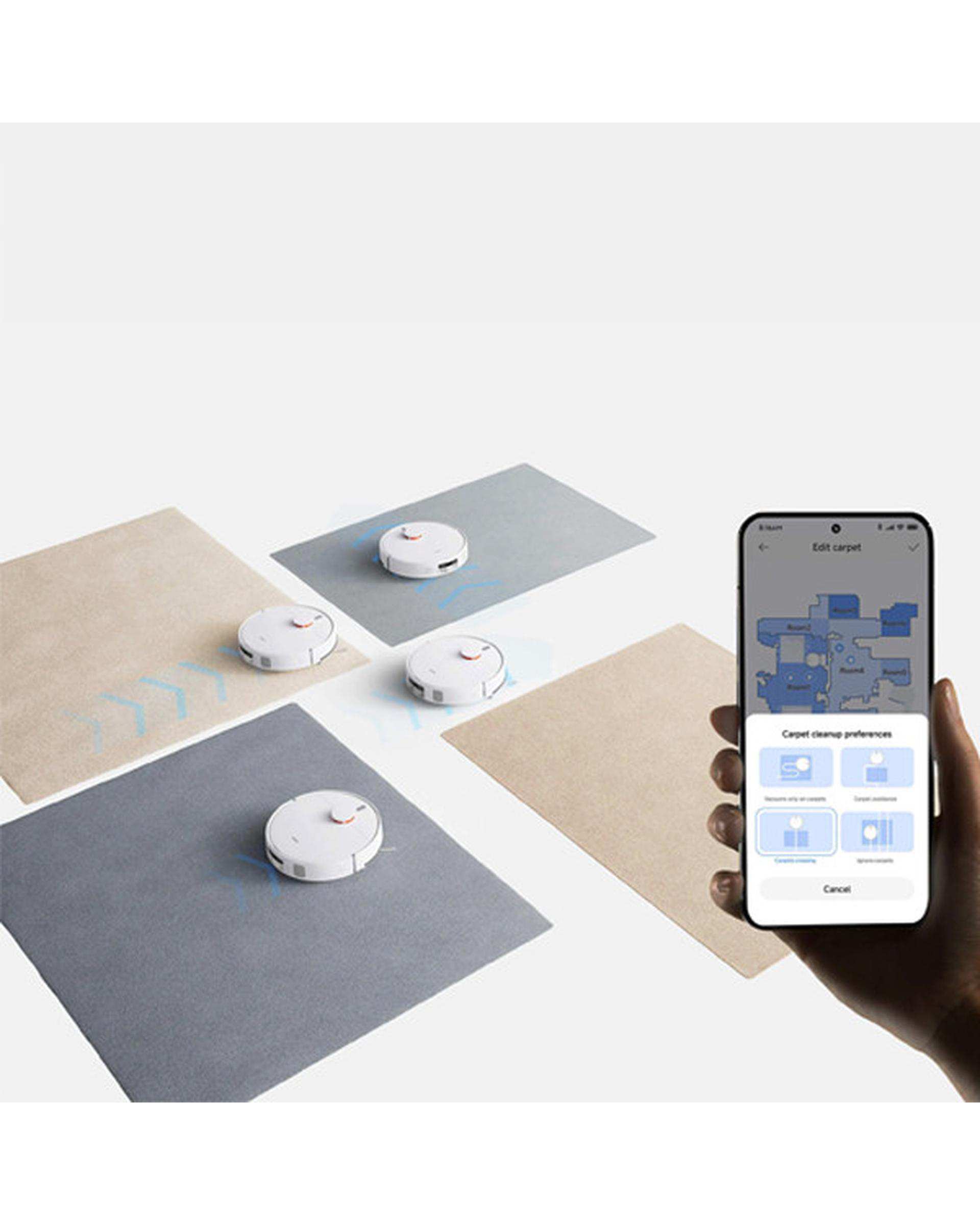 جارو رباتیک سفید شیائومی Xiaomi مدل Robot Vacuum H40