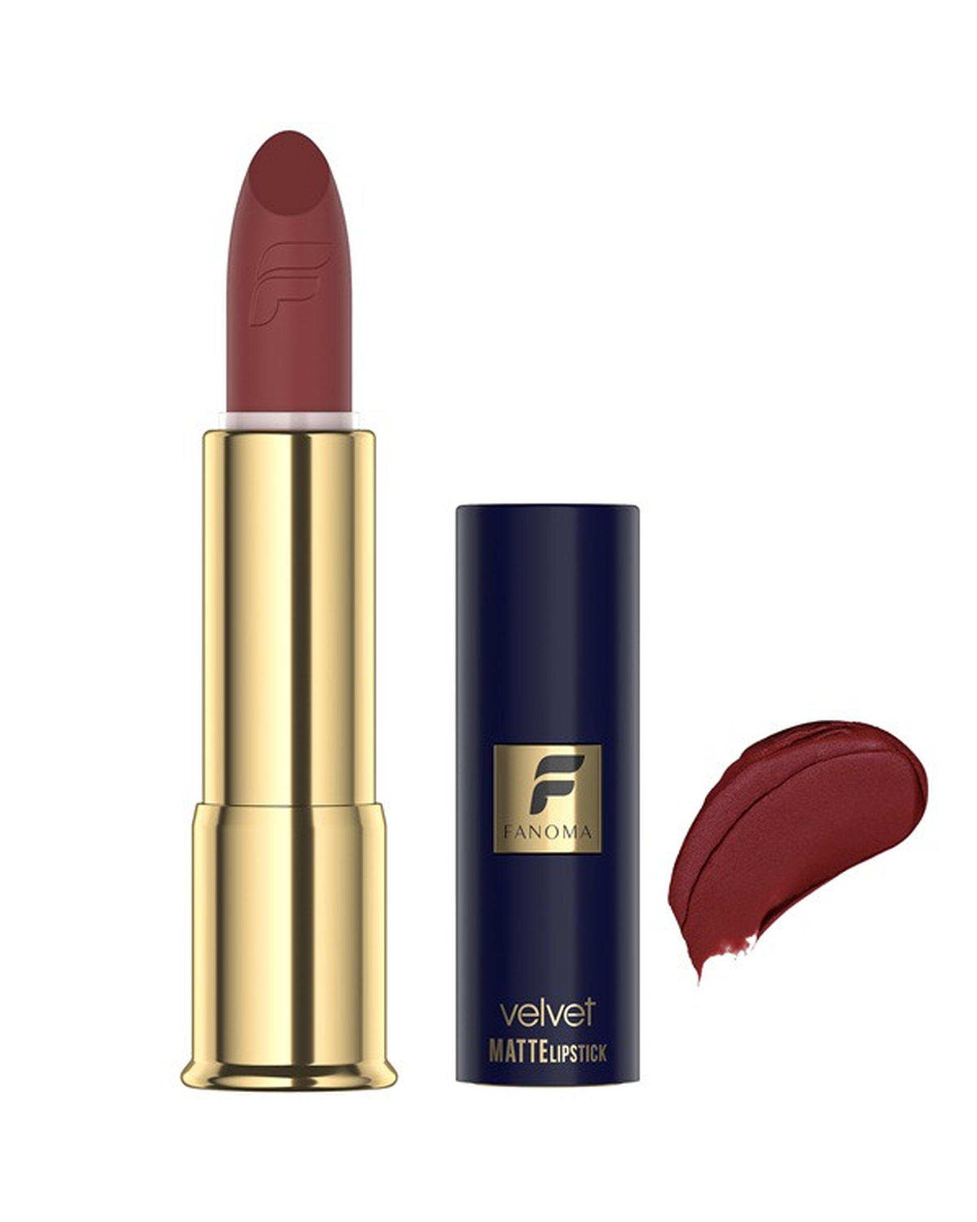 رژ لب جامد مات فانوما Fanoma مدل Velvet Matte رنگ قرمز شماره 17