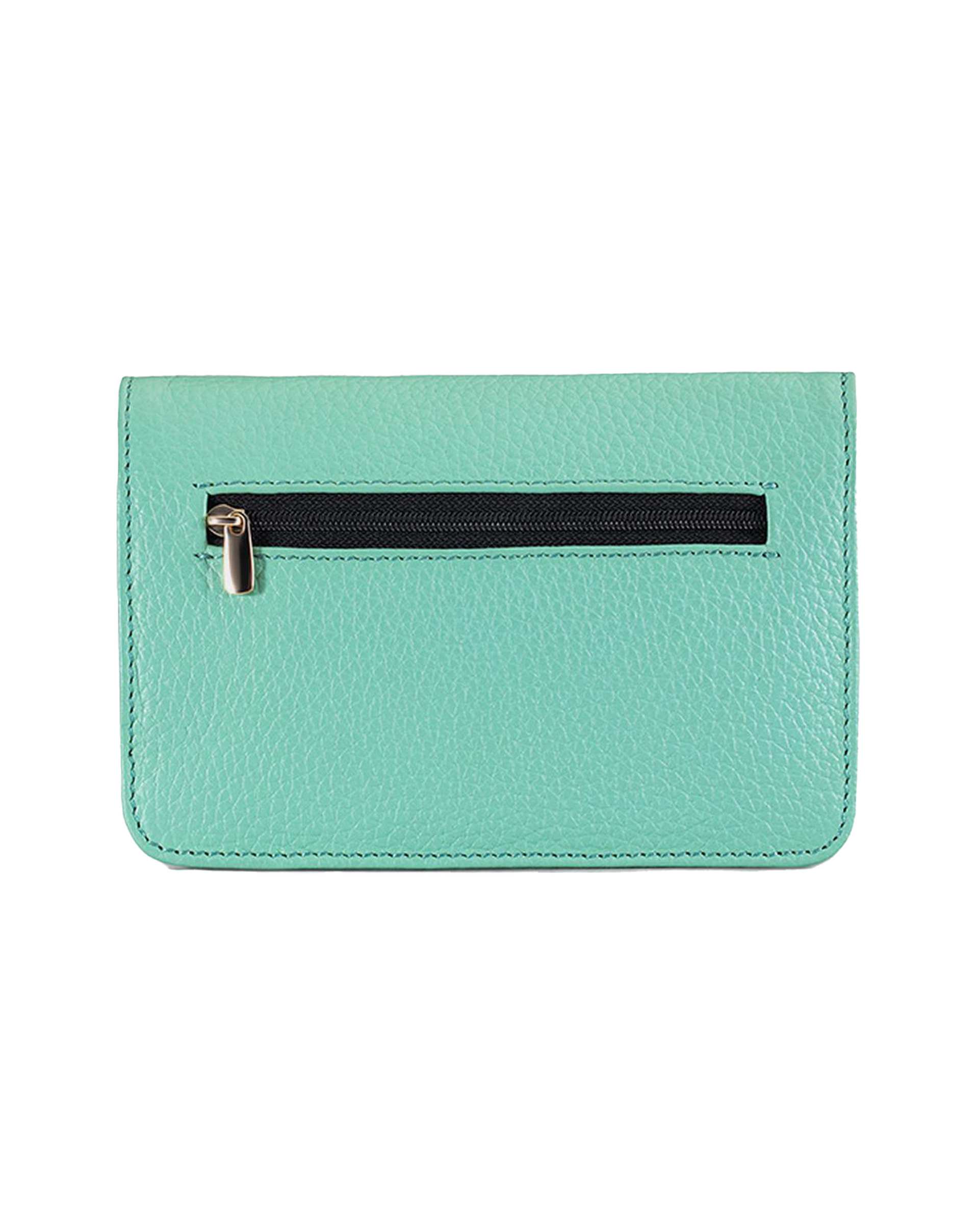 کیف چرم دوشی سبز نوین چرم Novin Leather مدل افروز LHB4388