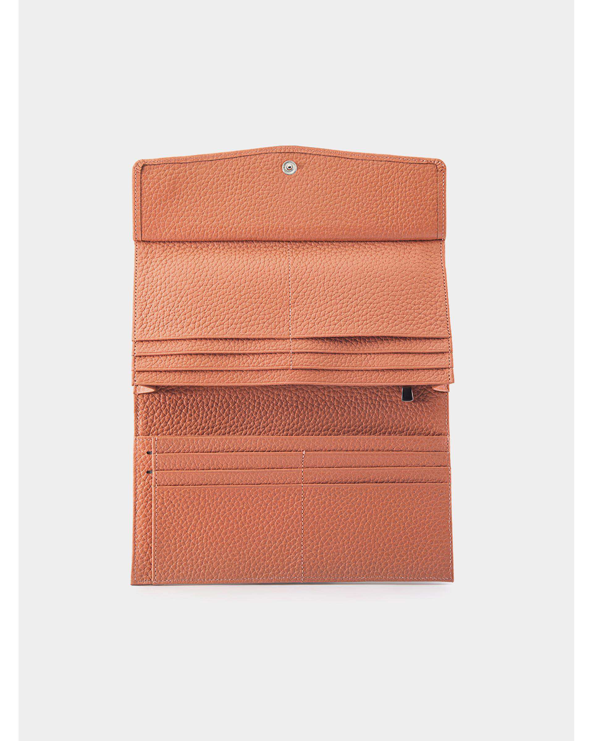 کیف پول جیبی چرم مردانه مشکی نسکافه ای نوین چرم Novin Leather مدل سه آلبوم اسرار PE2529