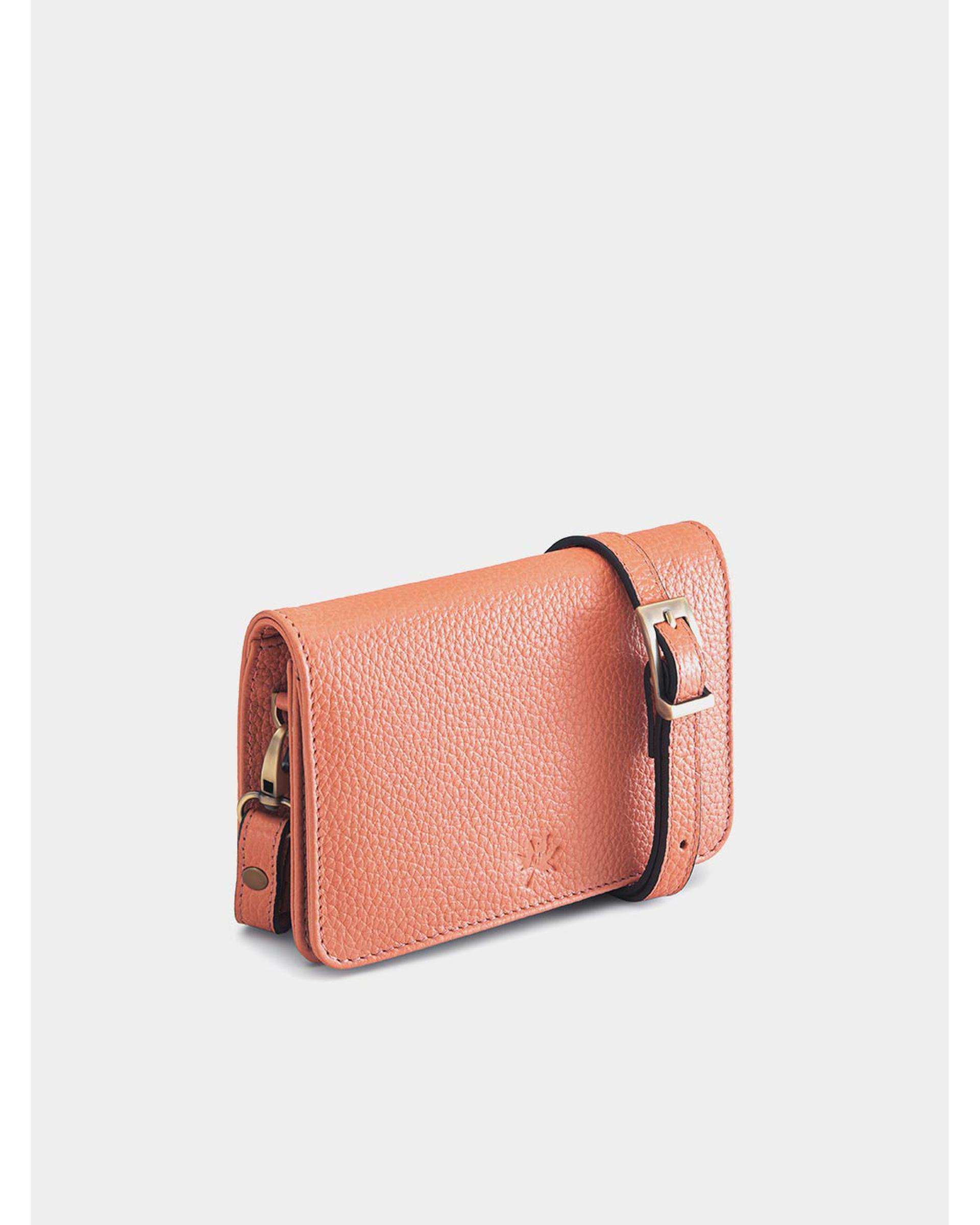 کیف دوشی چرم پنککی نوین چرم Novin Leather مدل افروز LHB4388