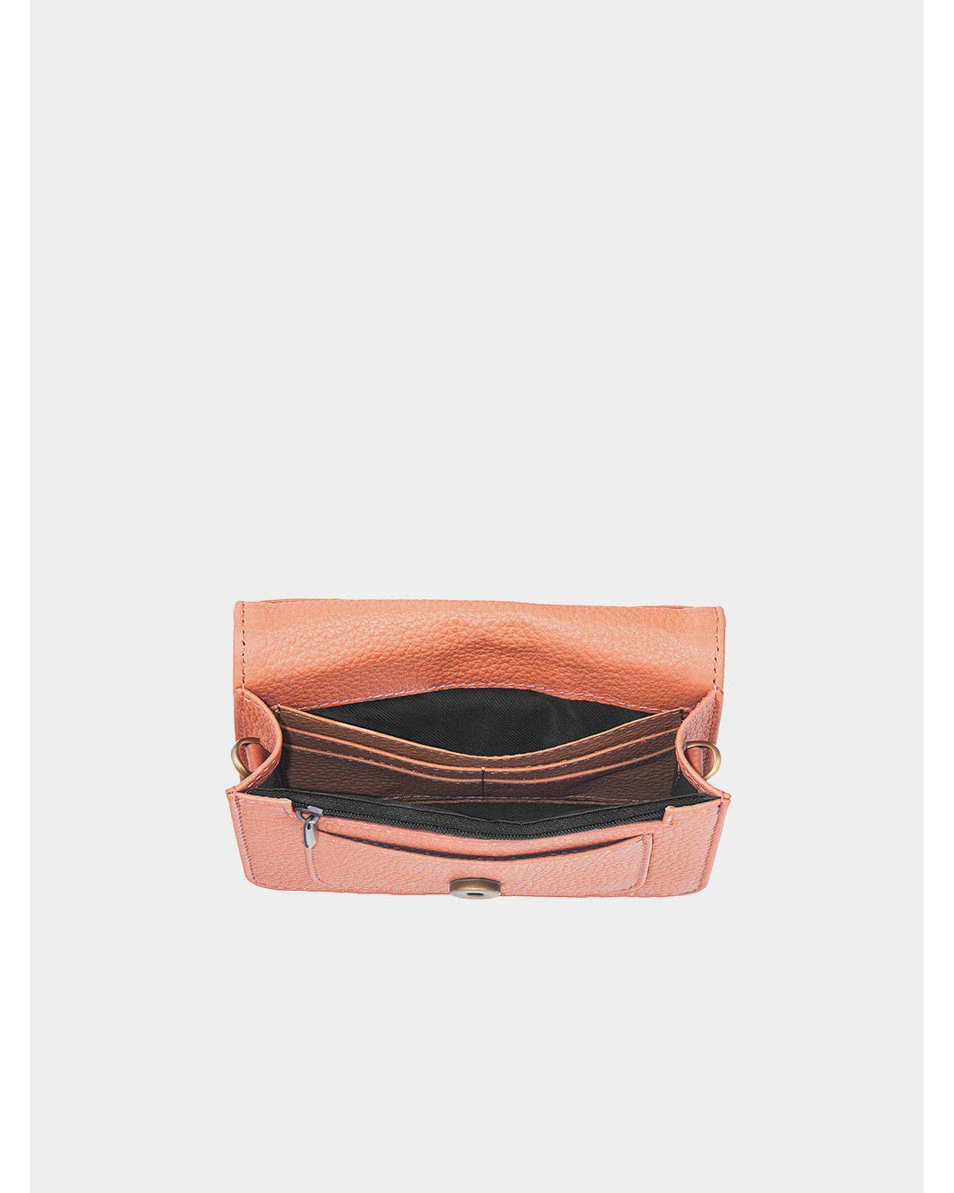 کیف دوشی چرم پنککی نوین چرم Novin Leather مدل افروز LHB4388
