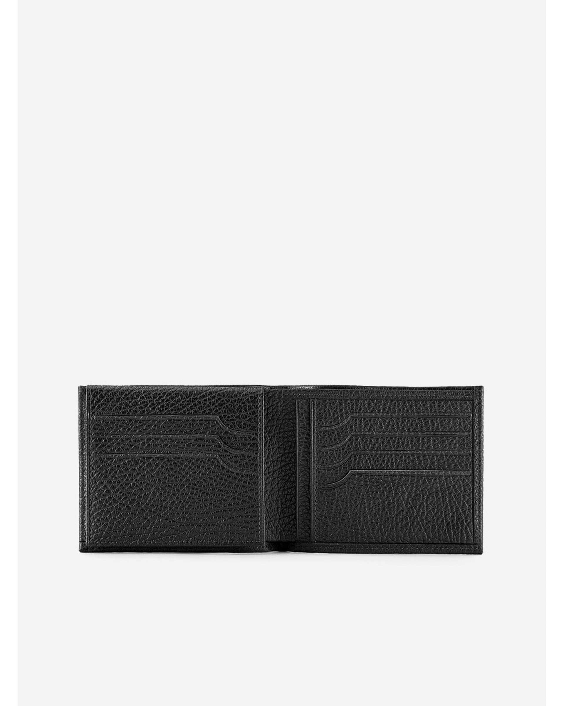 کیف پول جیبی چرم مشکی نوین چرم Novin Leather مدل ونداد PE2597