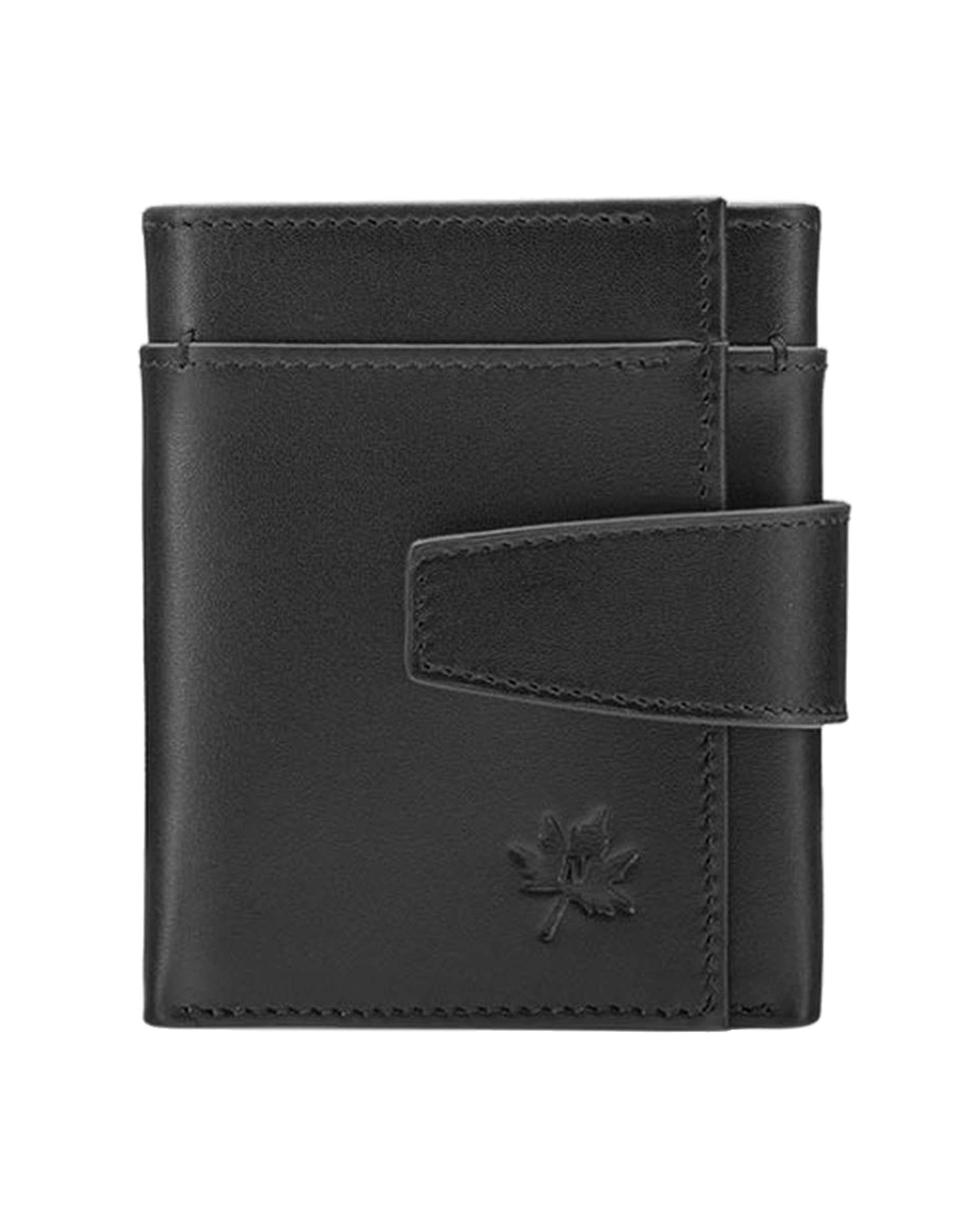 کیف پول چرم مشکی نوین چرم Novin Leather مدل آمالیا PW3181